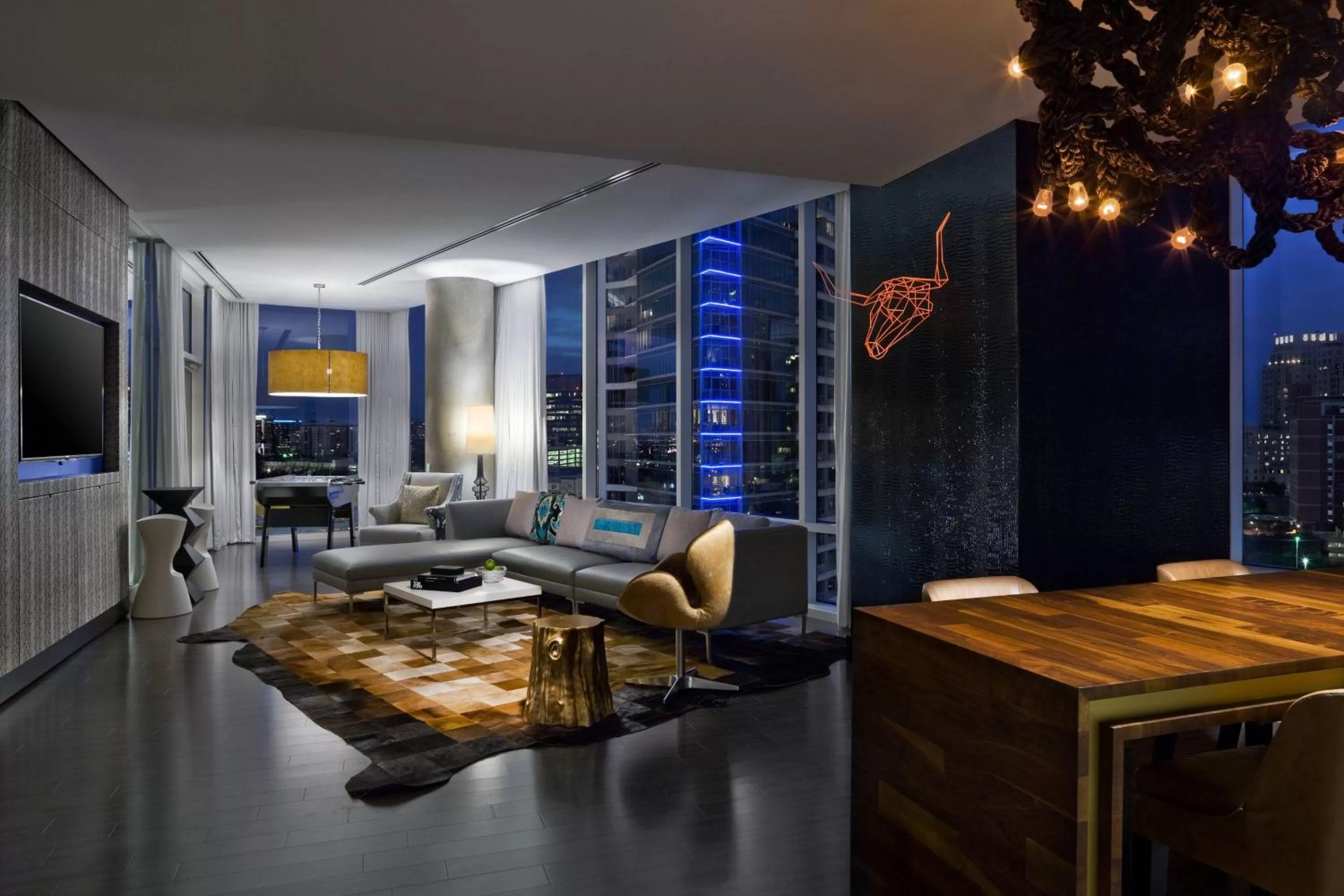 Living room in W Dallas