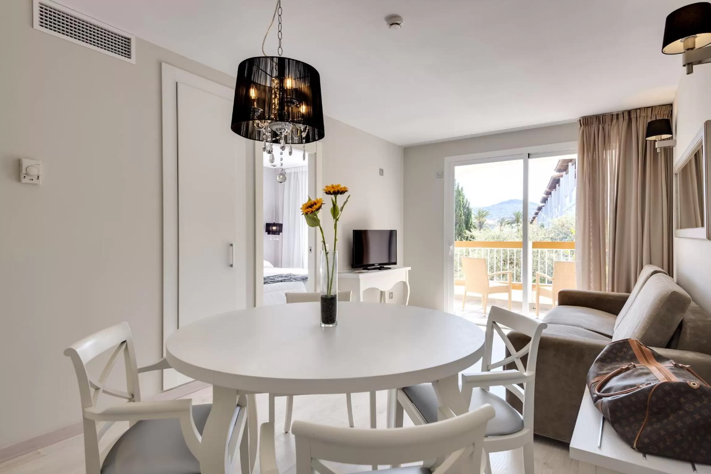 Living room in Alcudia Garden Aparthotel