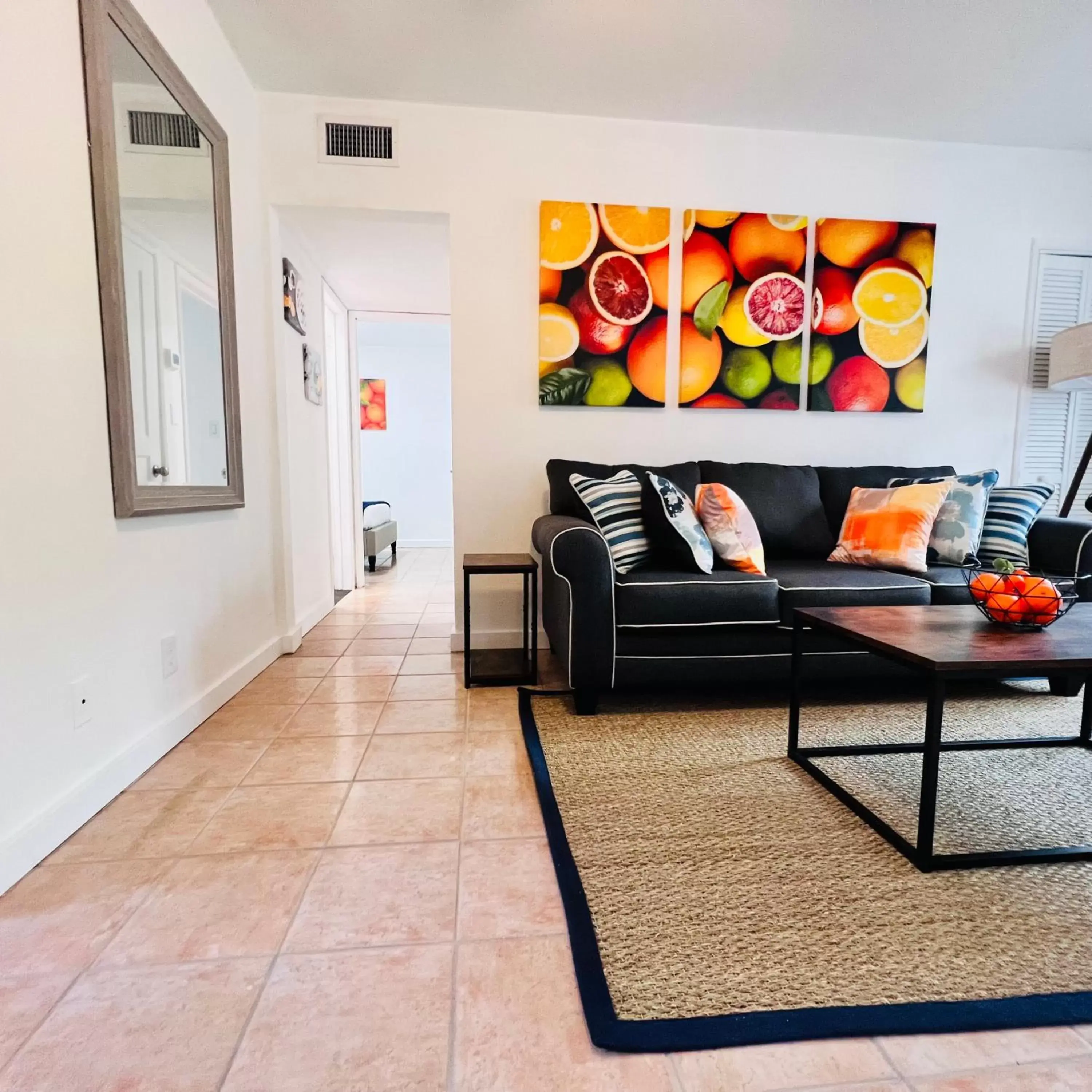 Living room, Seating Area in Coco Bay Vacation Condos