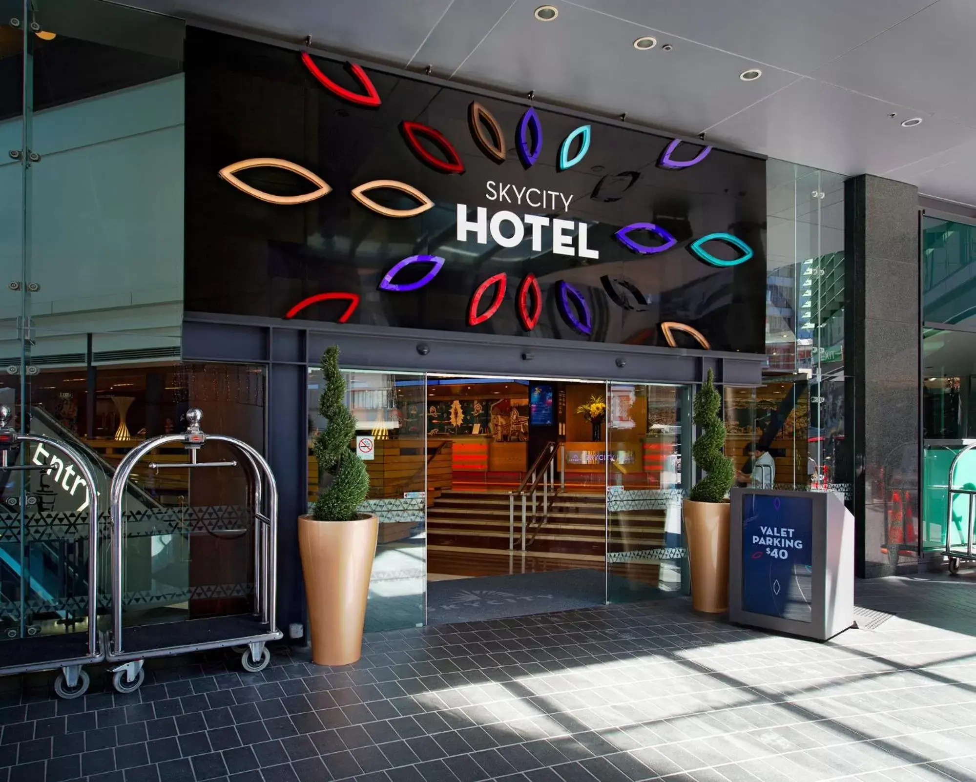 Facade/entrance in SkyCity Hotel Auckland