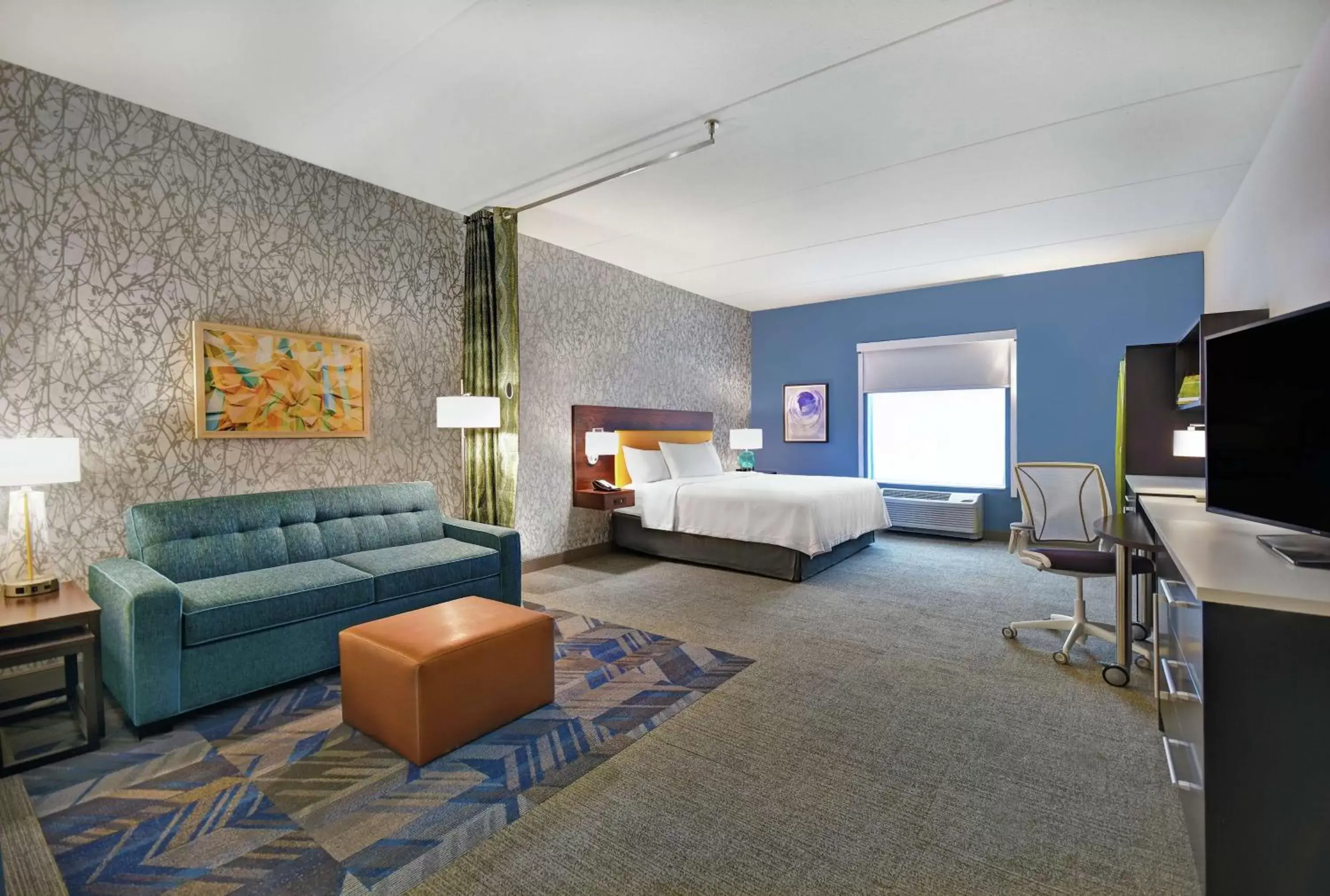 Bedroom in Home2 Suites By Hilton Lawrenceville Atlanta Sugarloaf, Ga