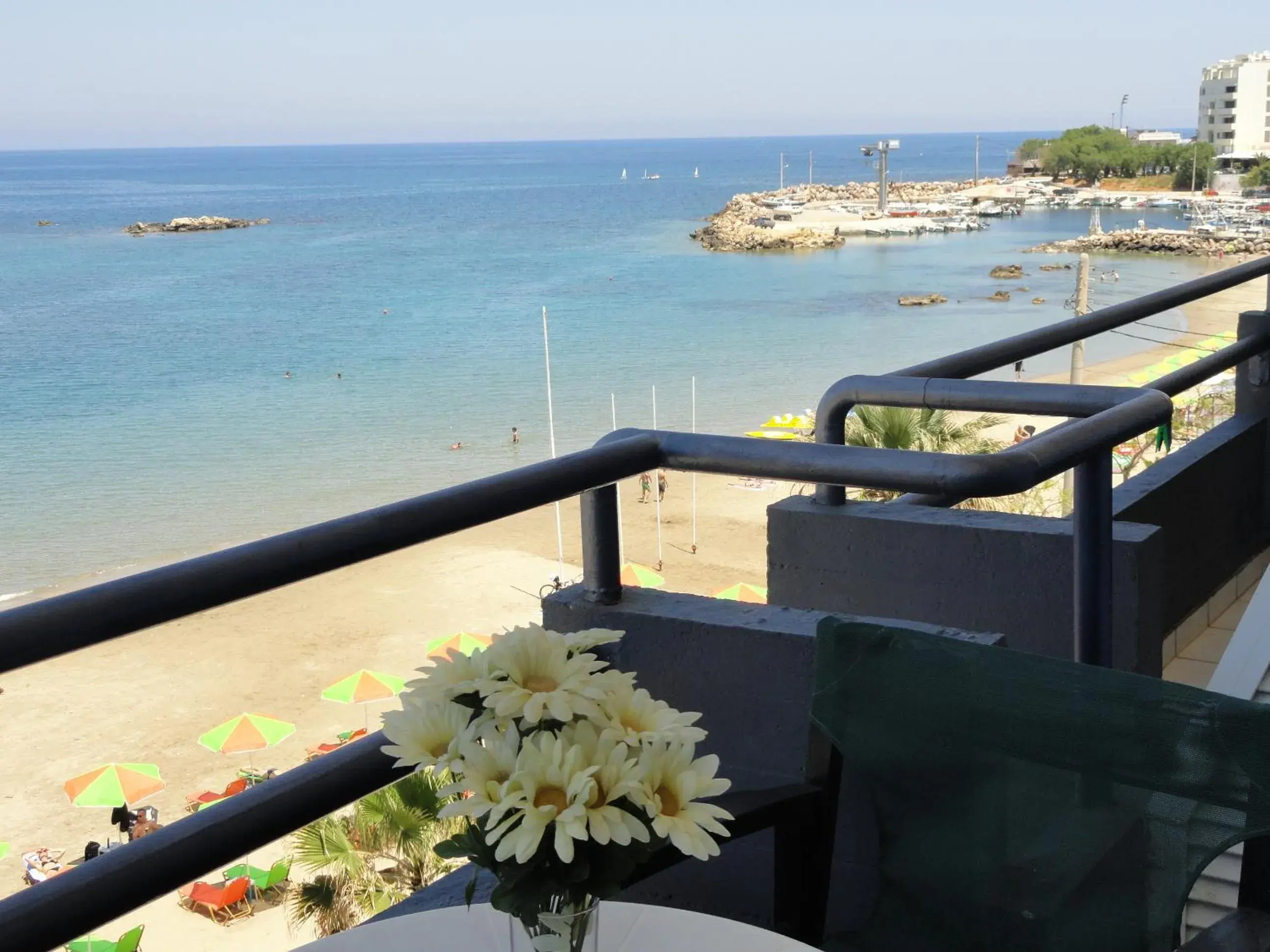 Balcony/Terrace, Sea View in Danaos Hotel