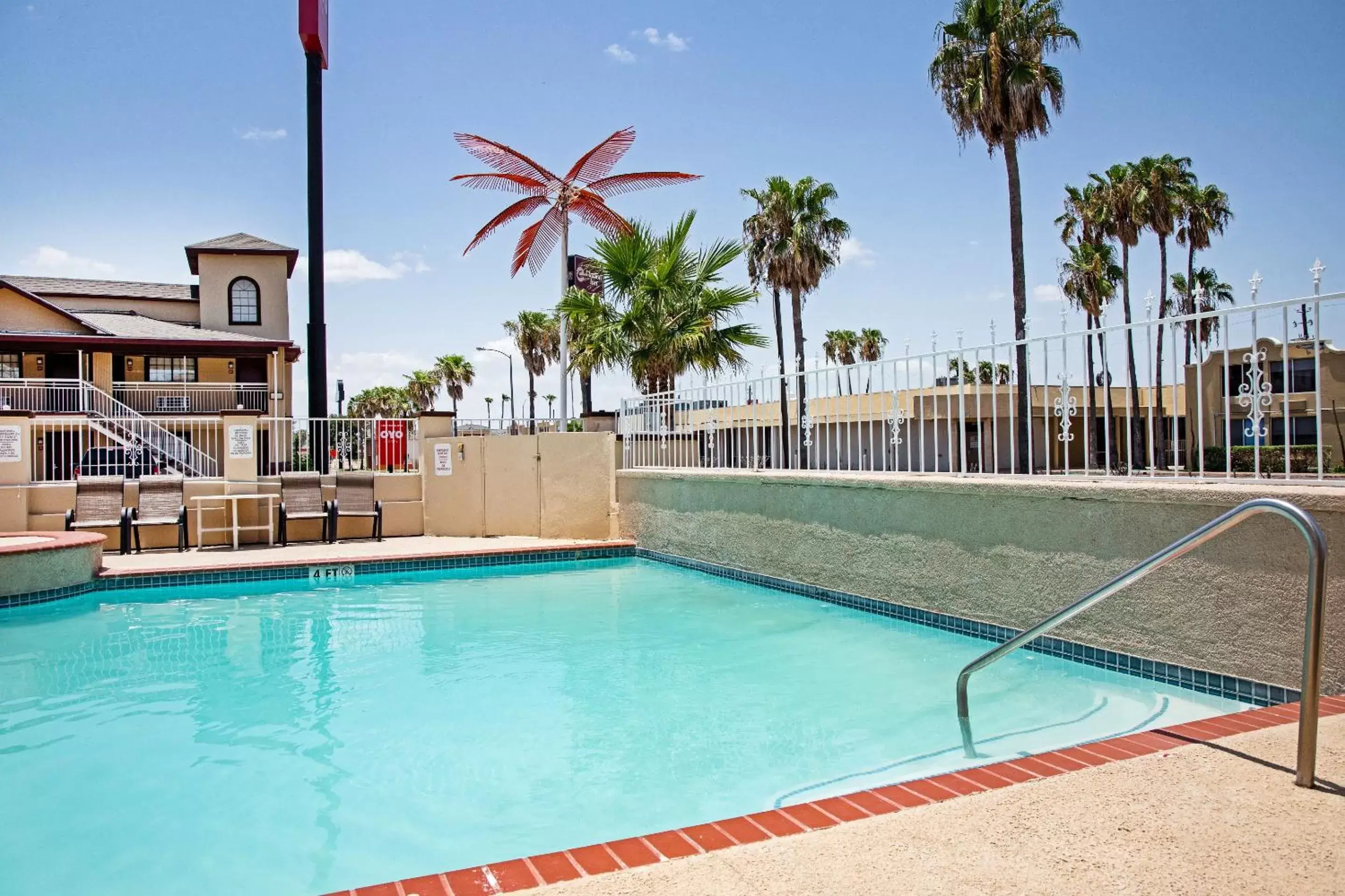 Swimming Pool in OYO Hotel McAllen Airport South