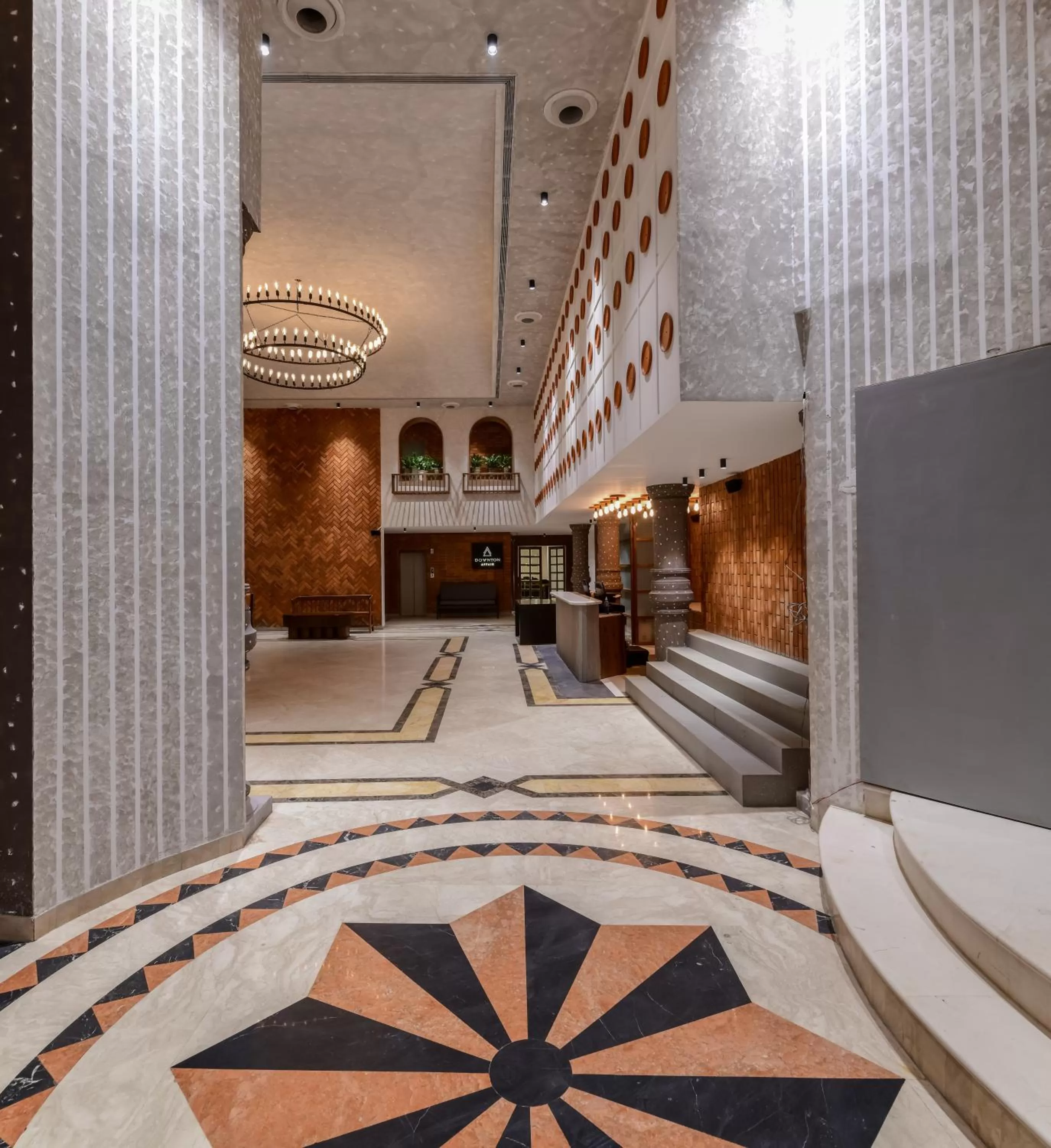 Property building, Lobby/Reception in The Downton Hotel