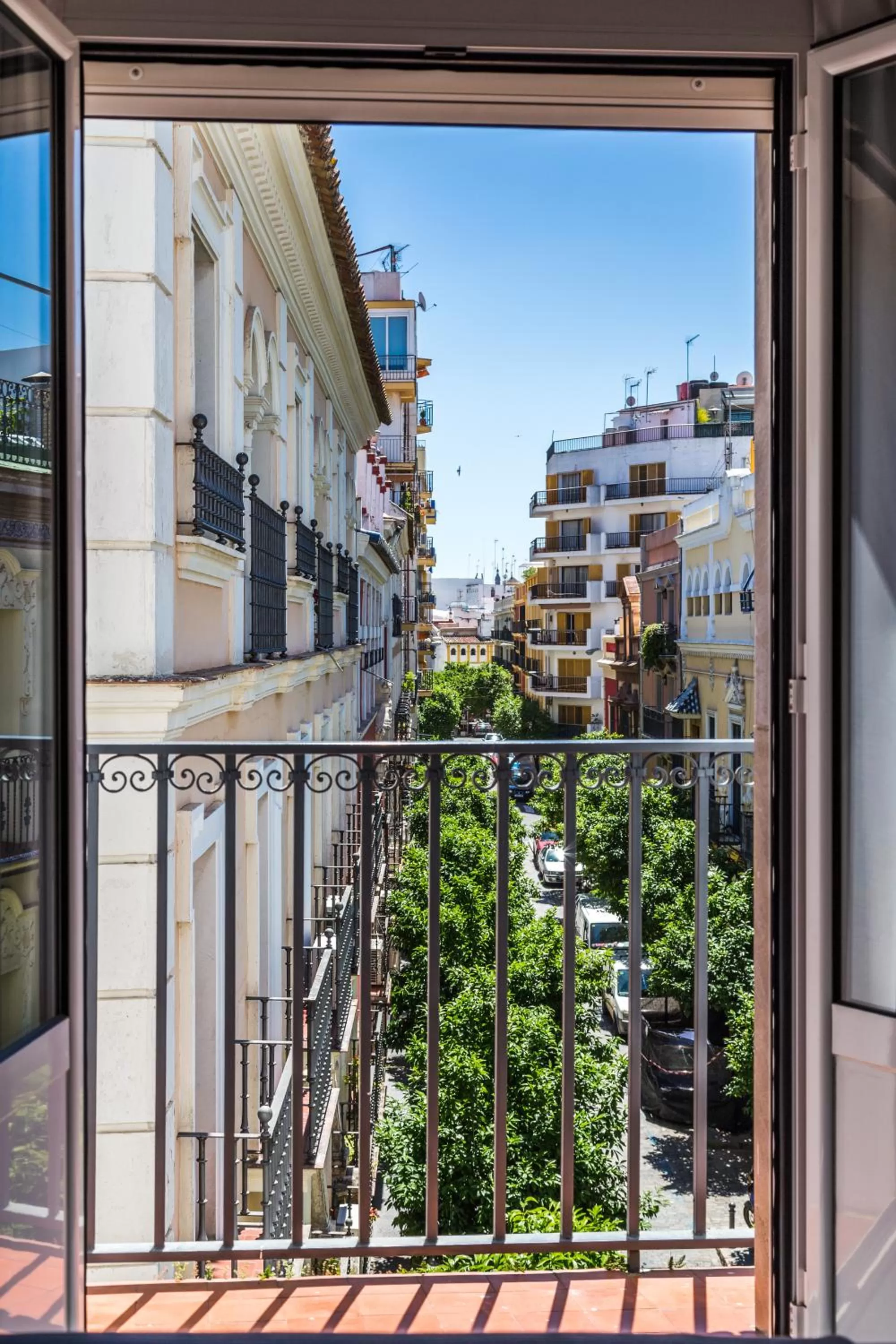 Balcony/Terrace in Hotel Madrid de Sevilla by SHS