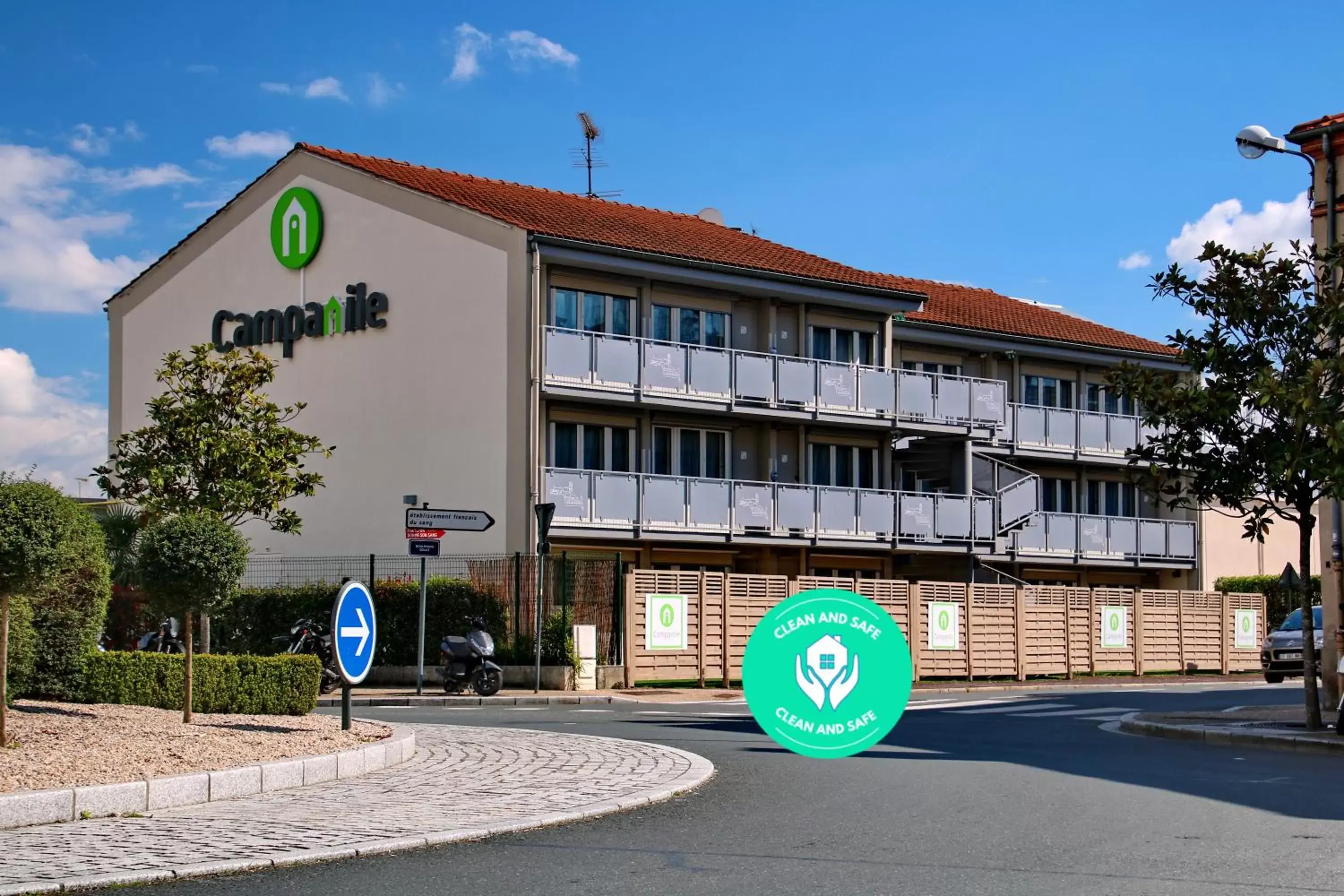 Bird's eye view, Property Building in Campanile Albi Centre