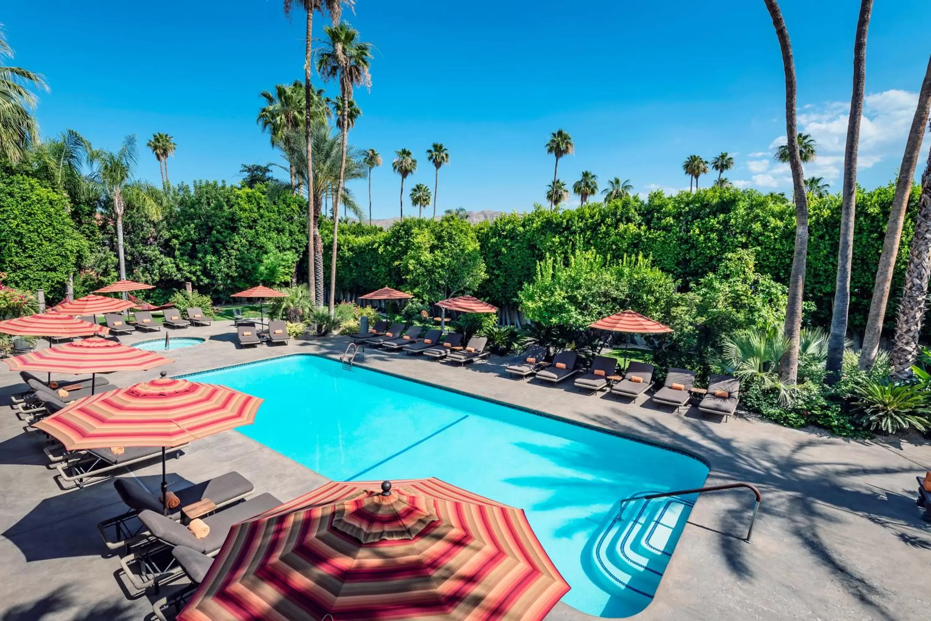 Pool View in Santiago Resort - Palm Springs Premier Gay Men’s Resort