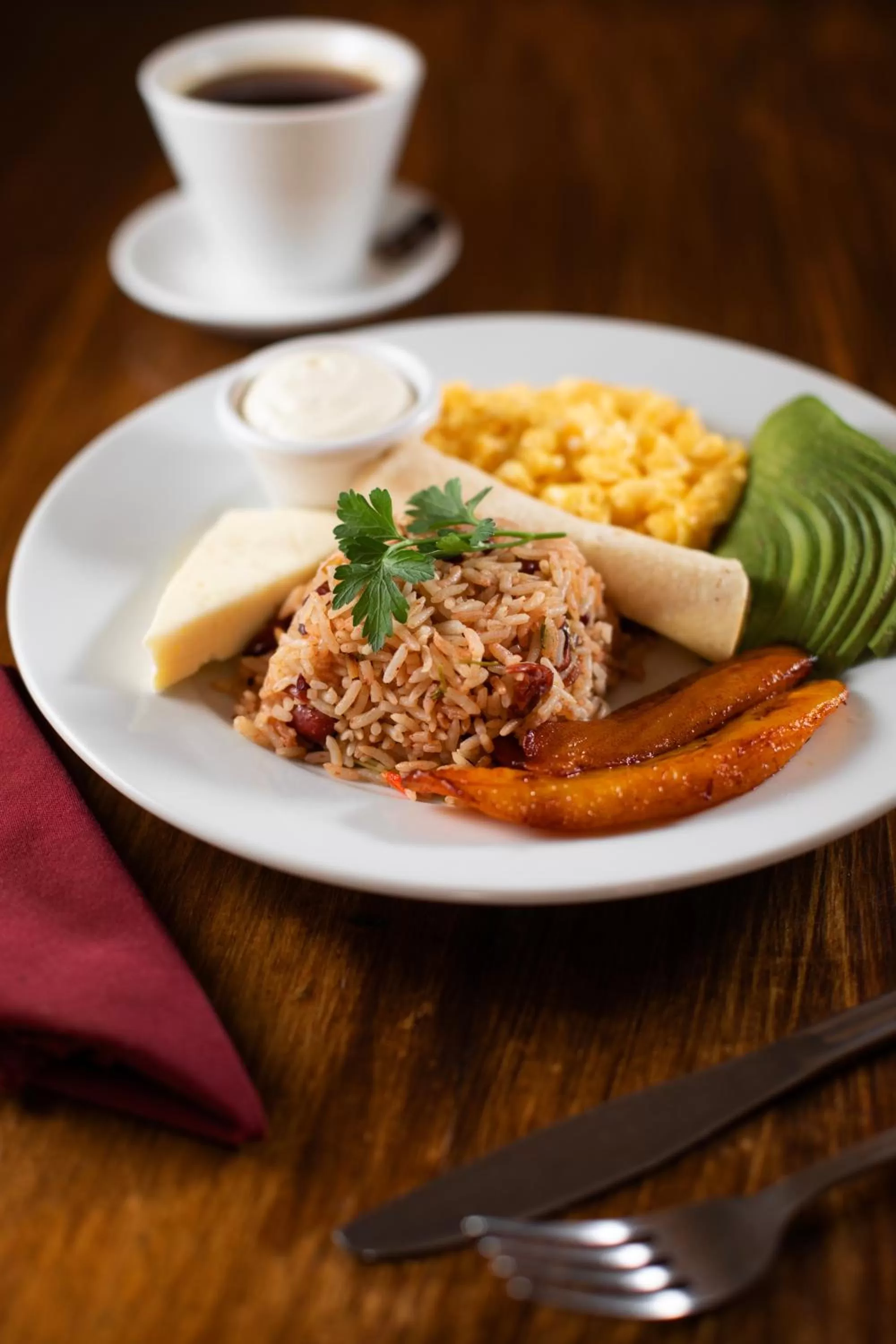 Breakfast in La Fortuna Downtown Hotel Boutique