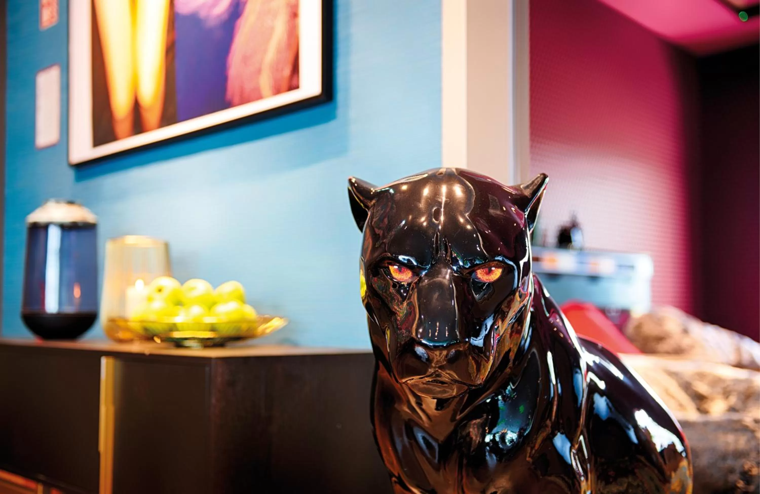 Decorative detail in NYX Hotel Munich by Leonardo Hotels