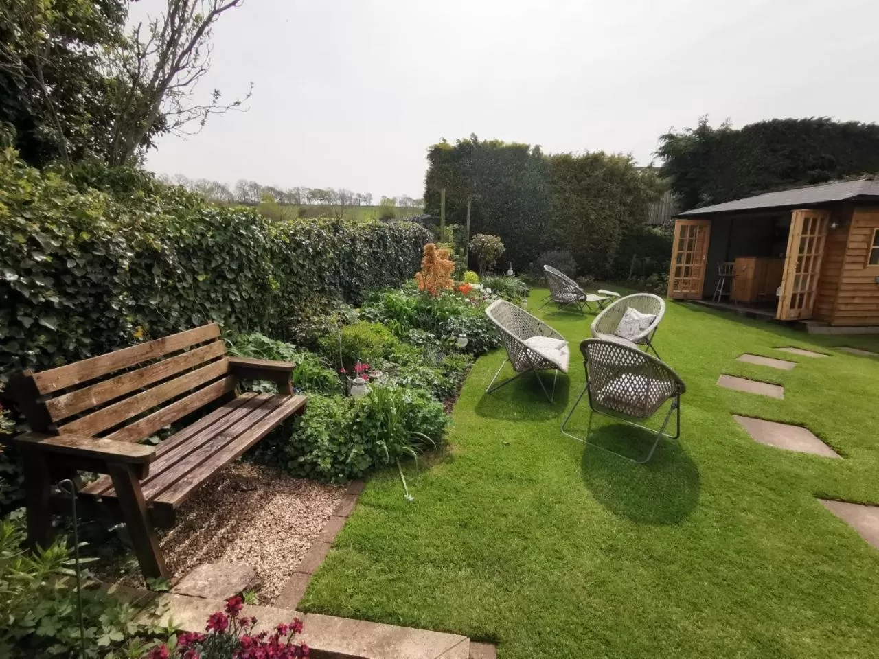 Garden in Steps Farmhouse B&B