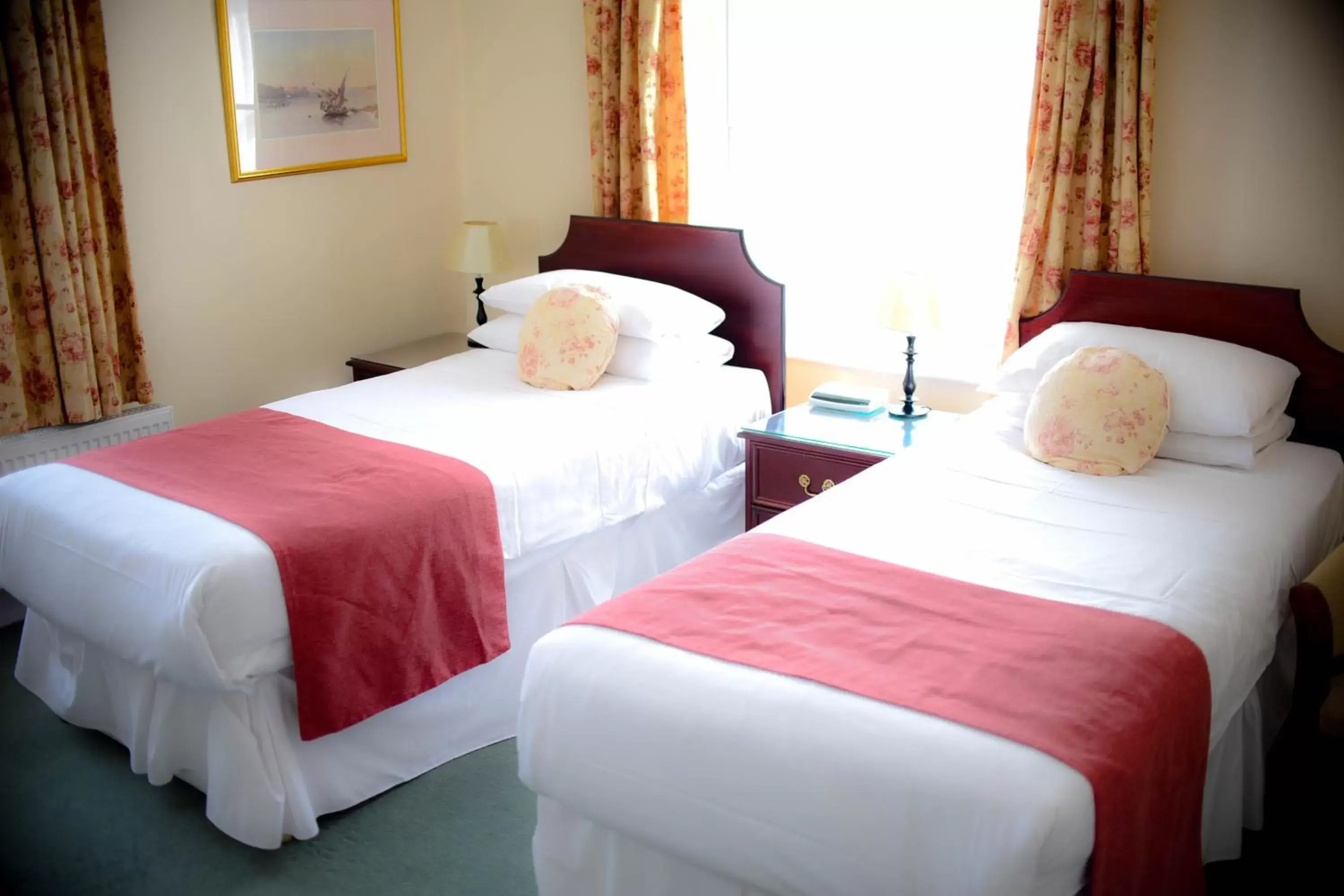 Bed in Castle House Hotel
