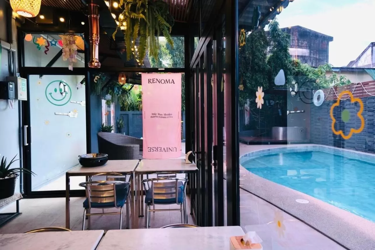 Swimming pool in The Galla Hotel