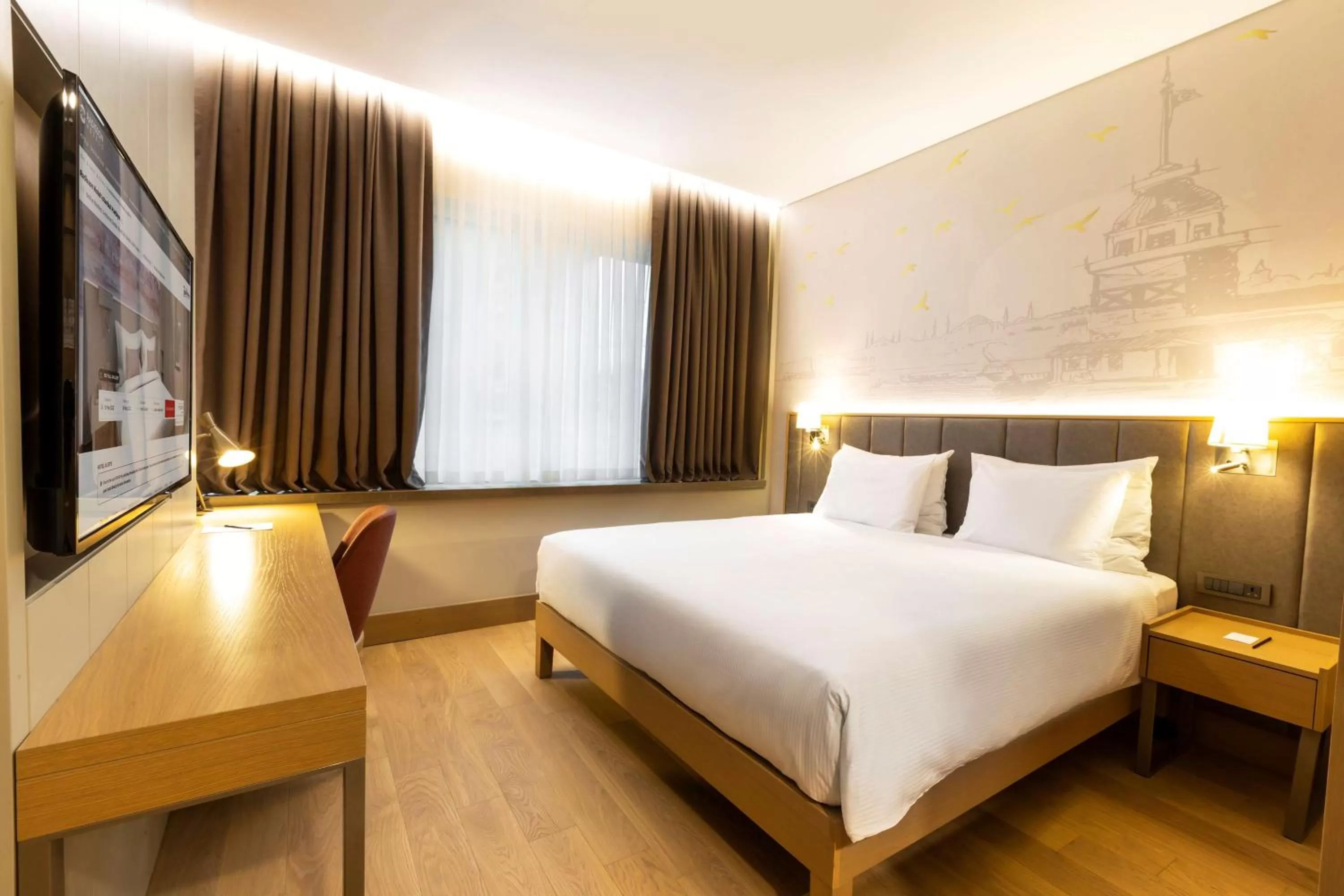 Bedroom, Bed in Radisson Hotel Istanbul Harbiye