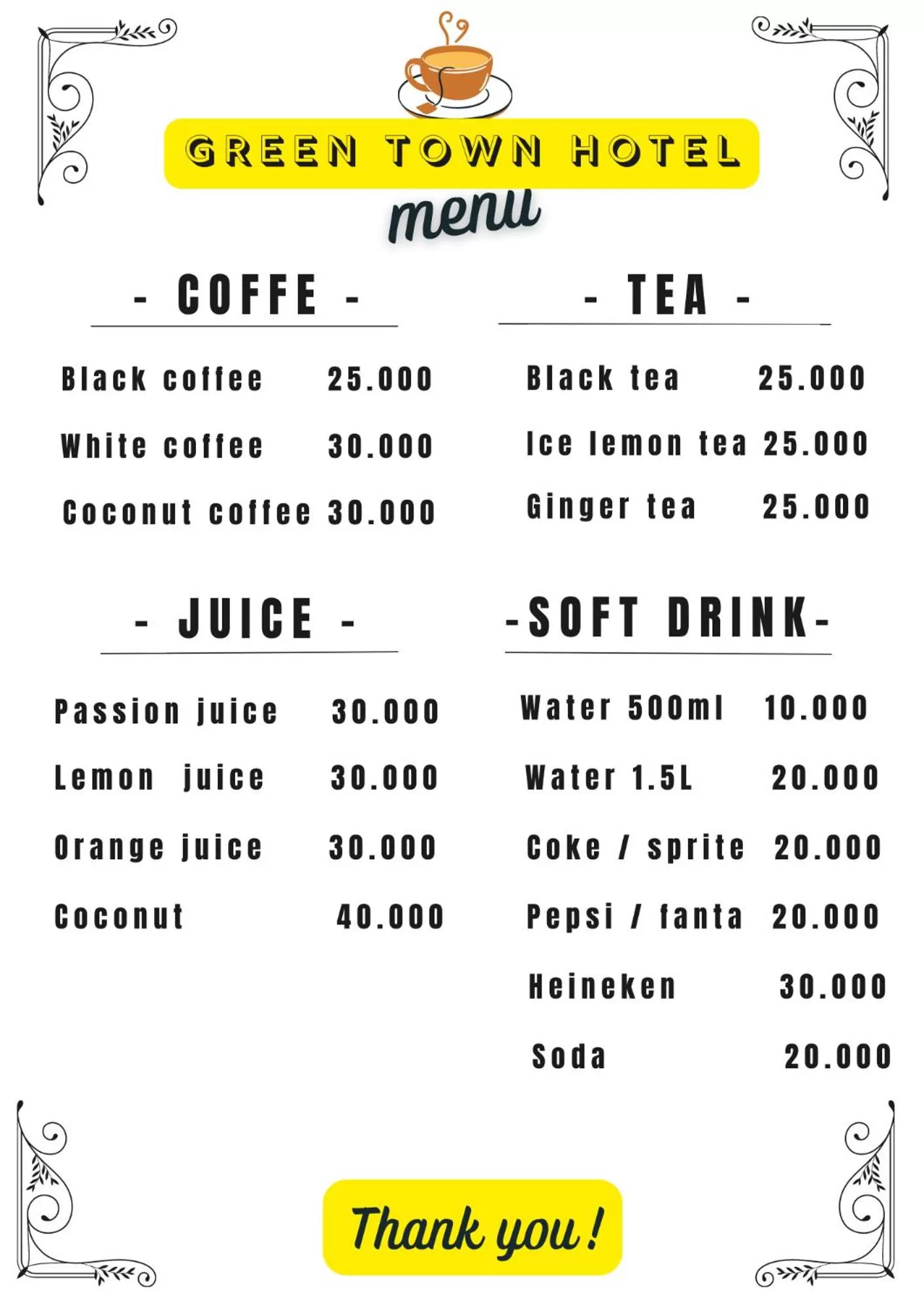 Breakfast in GREEN TOWN hotel HỘI AN