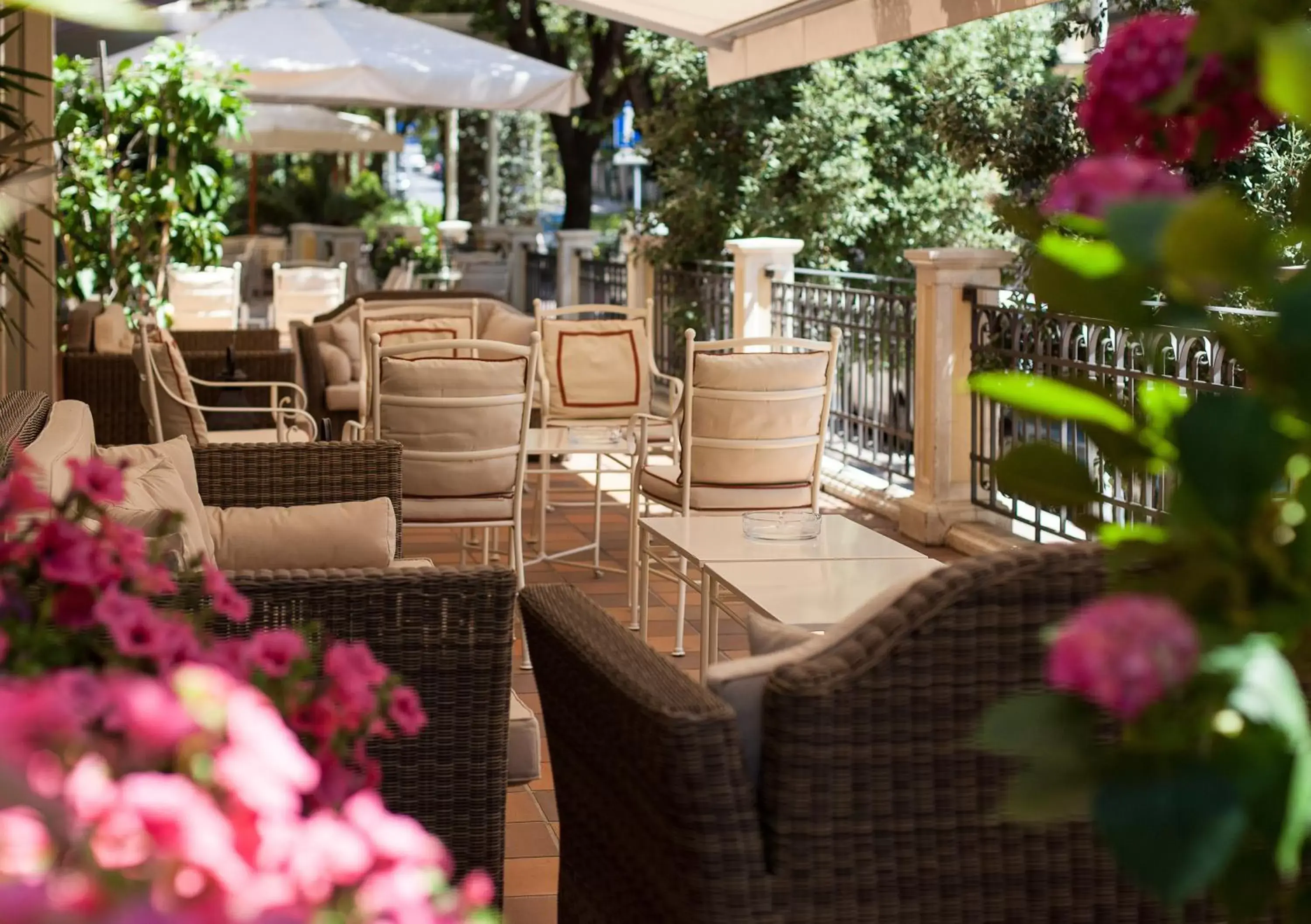 Balcony/Terrace in Hotel Francia E Quirinale