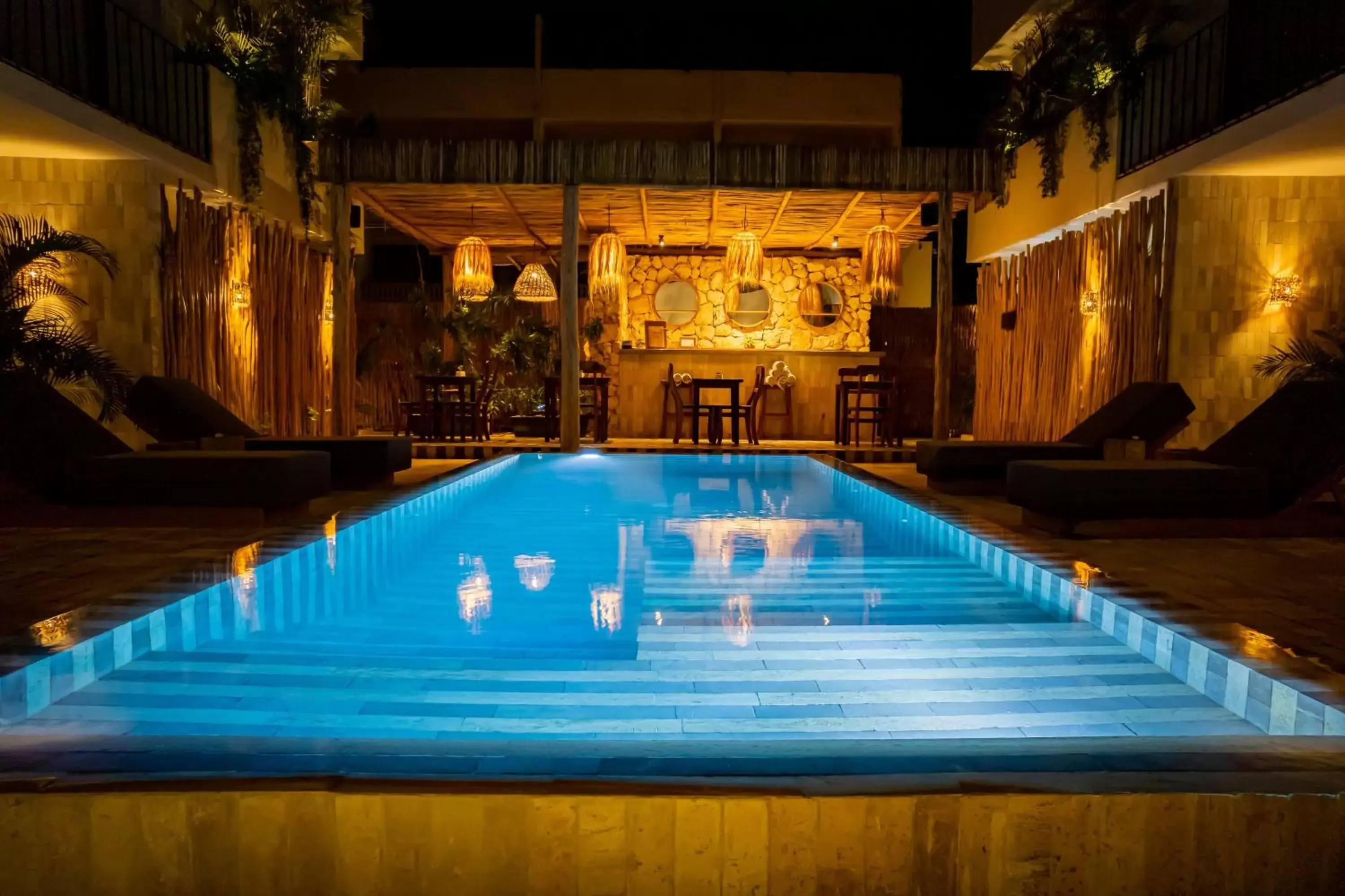 Restaurant/places to eat, Swimming Pool in Majaro Hotel Tulum