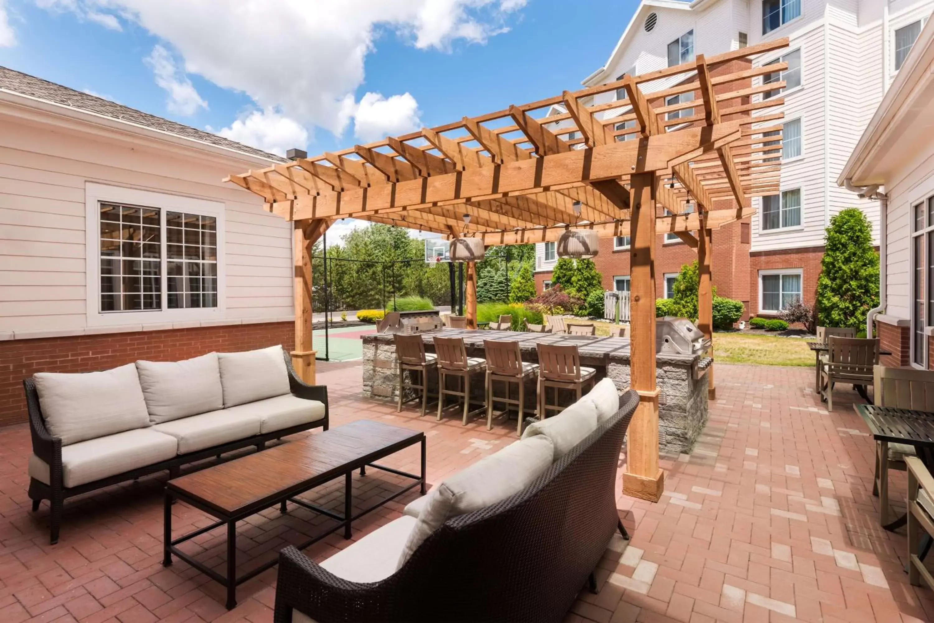 Patio in Homewood Suites by Hilton Buffalo-Amherst