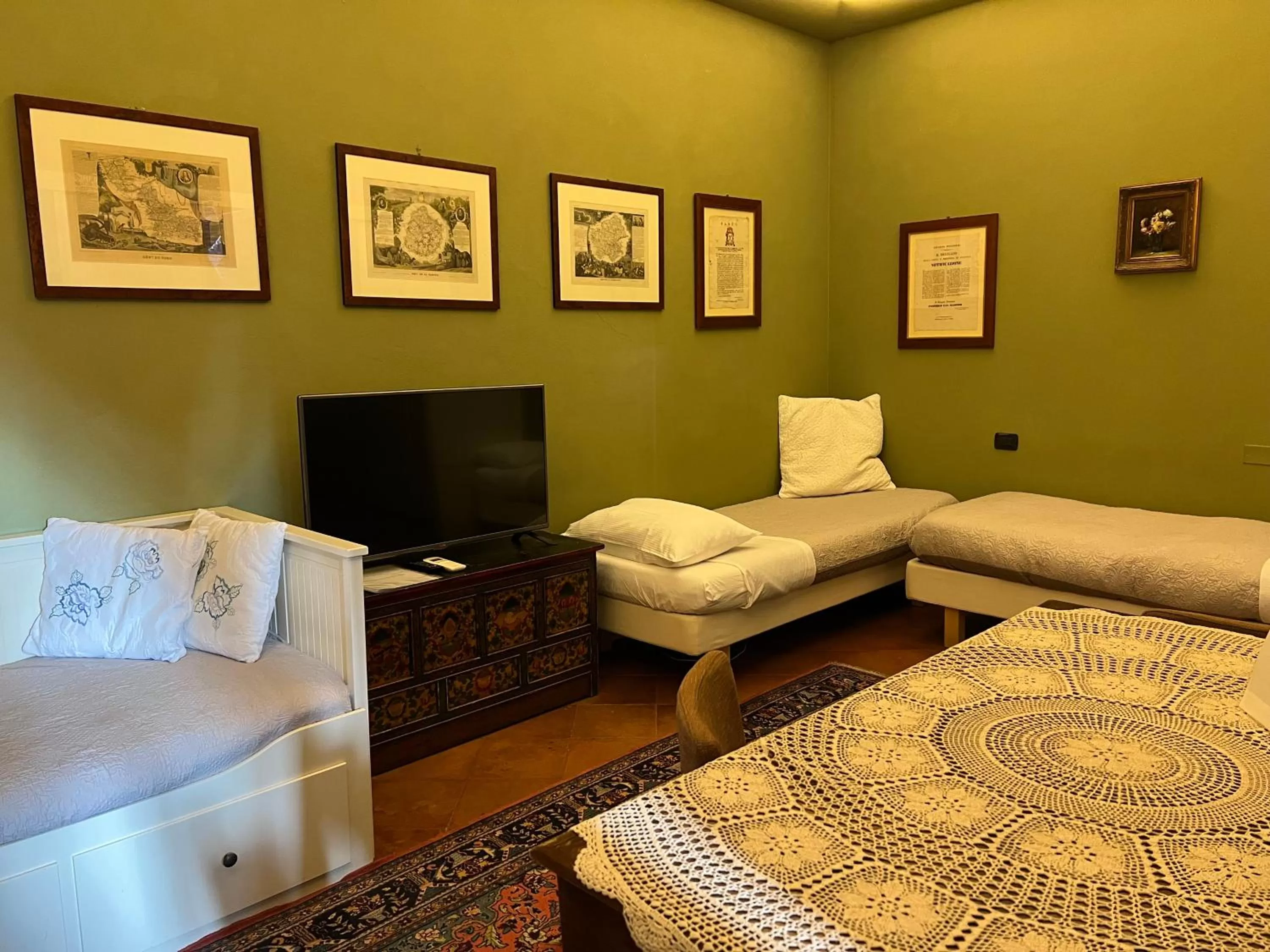 Bed in A Casa Di Paola Suite