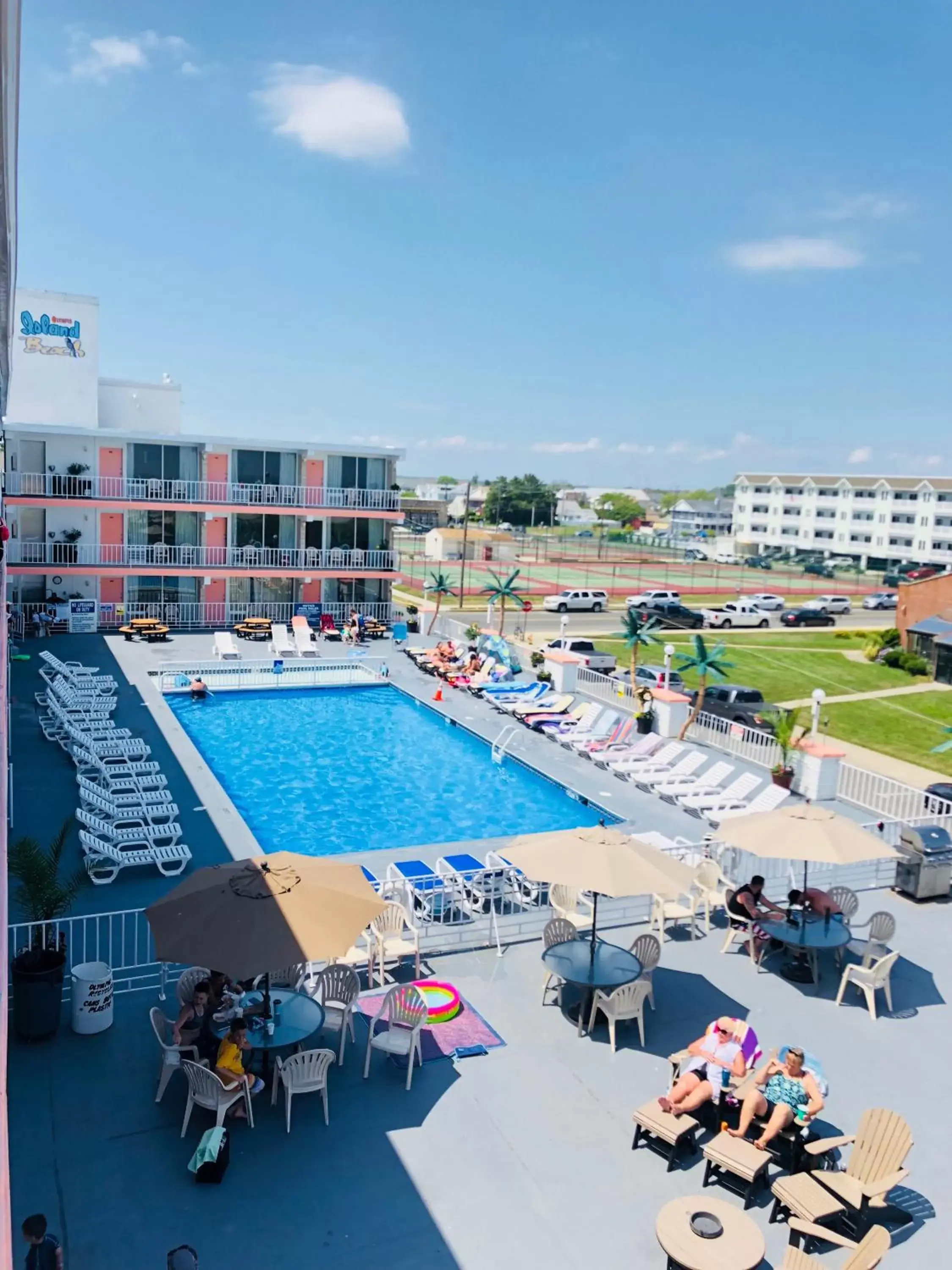 Pool View in Olympic Island Beach Resort