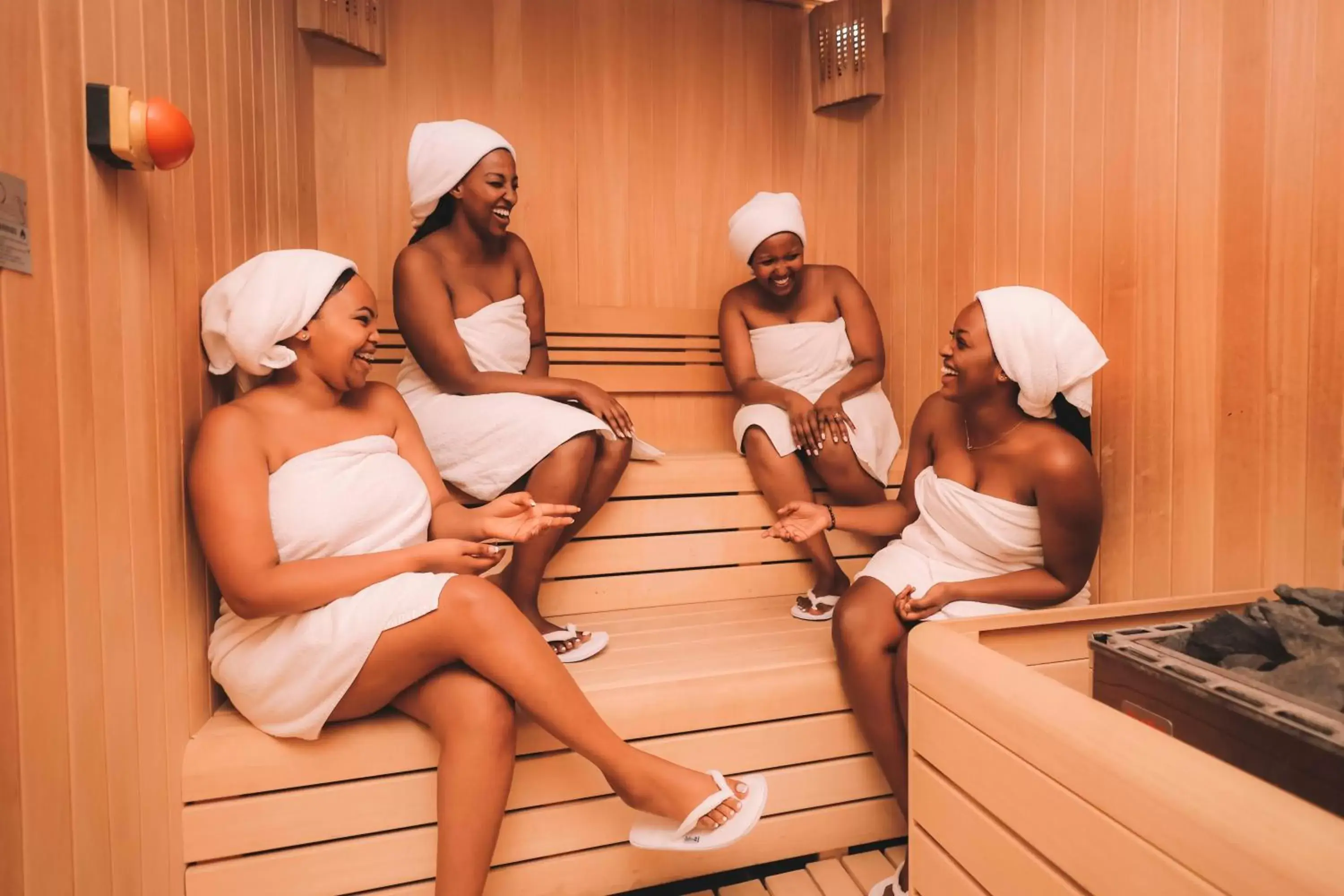 Sauna in Radisson Blu Hotel & Convention Centre Kigali