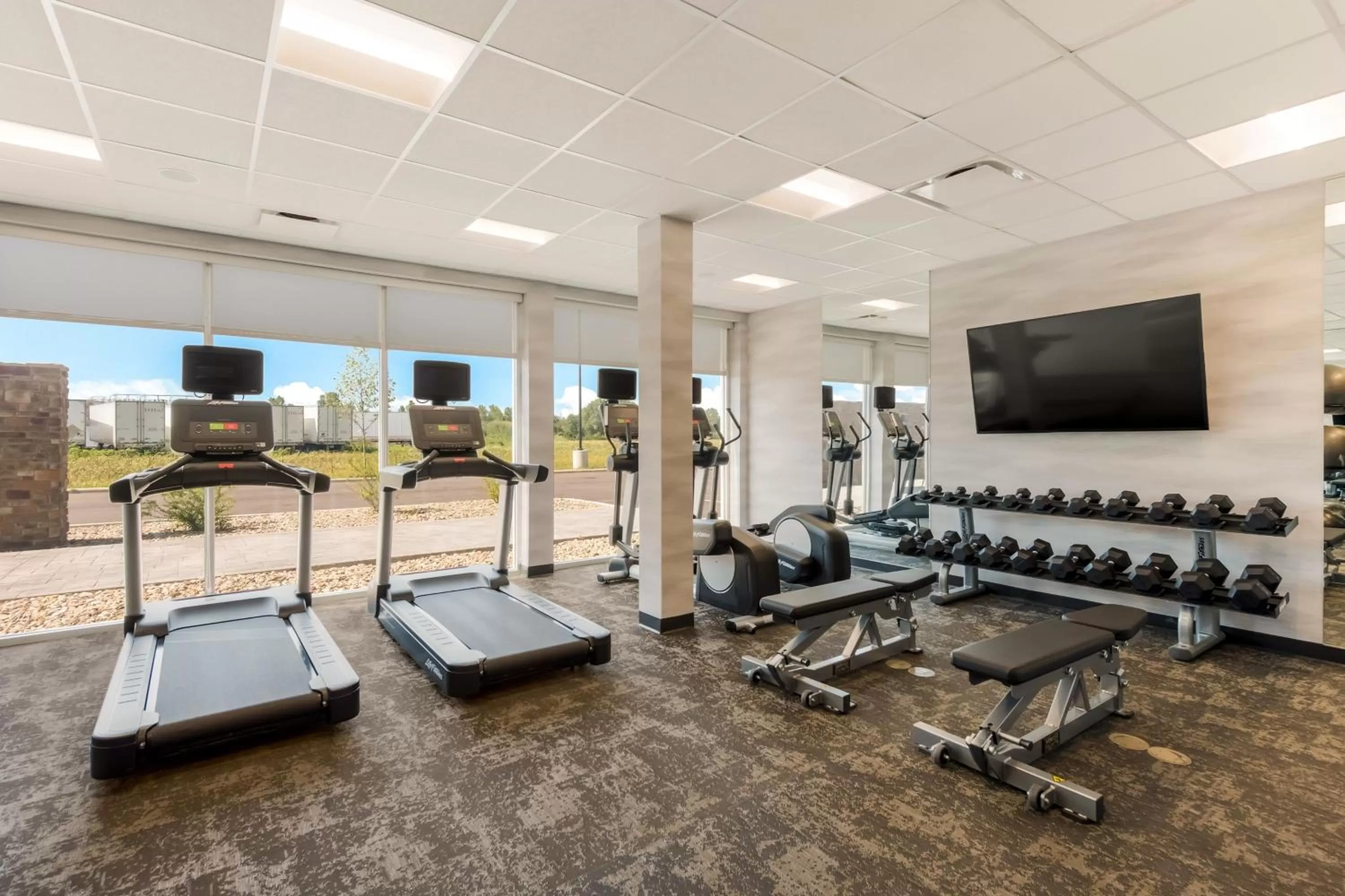 Fitness centre/facilities in Fairfield by Marriott Inn & Suites Columbus Canal Winchester