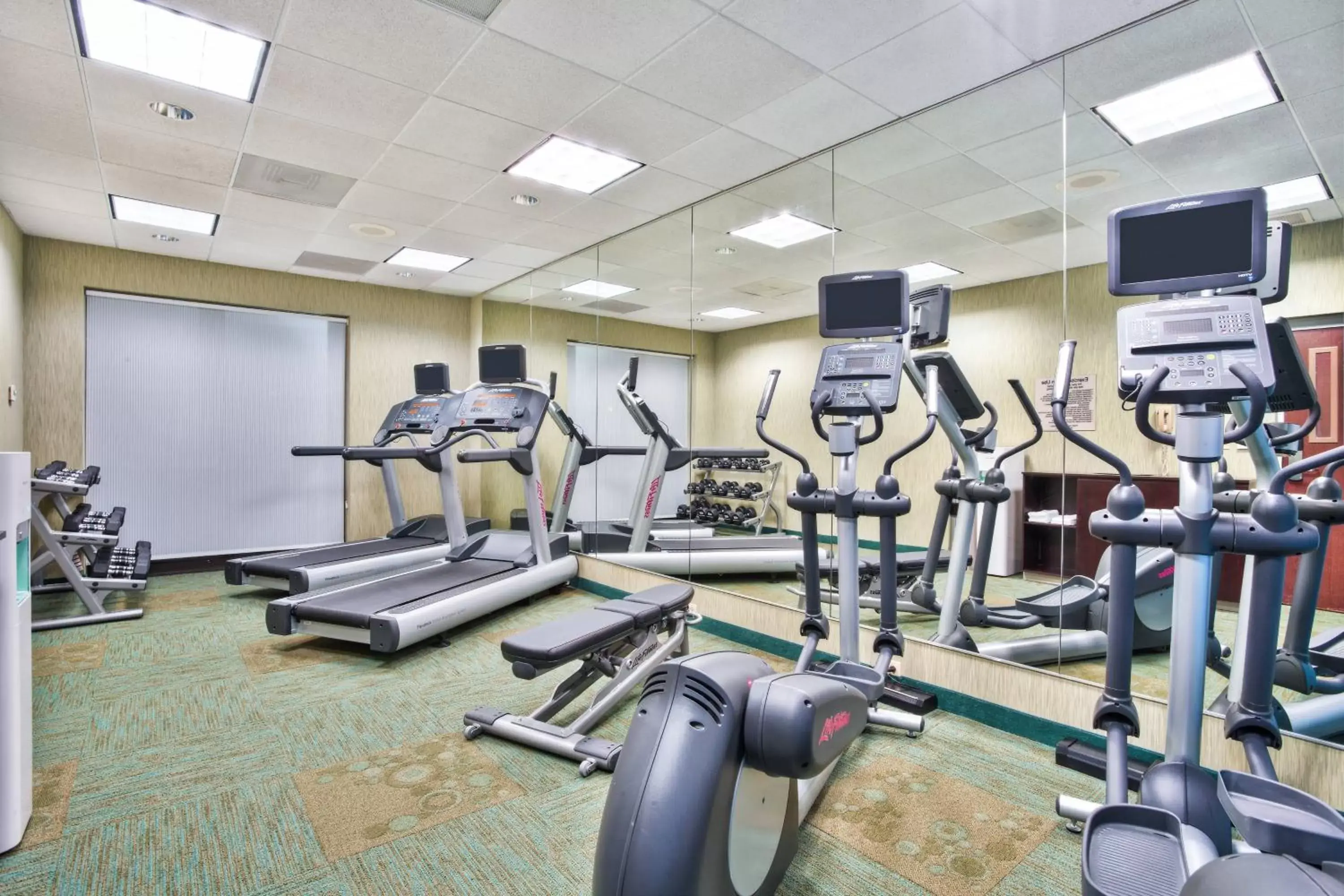 Fitness centre/facilities, Fitness Center/Facilities in Springhill Suites by Marriott Chicago Elmhurst Oakbrook Area