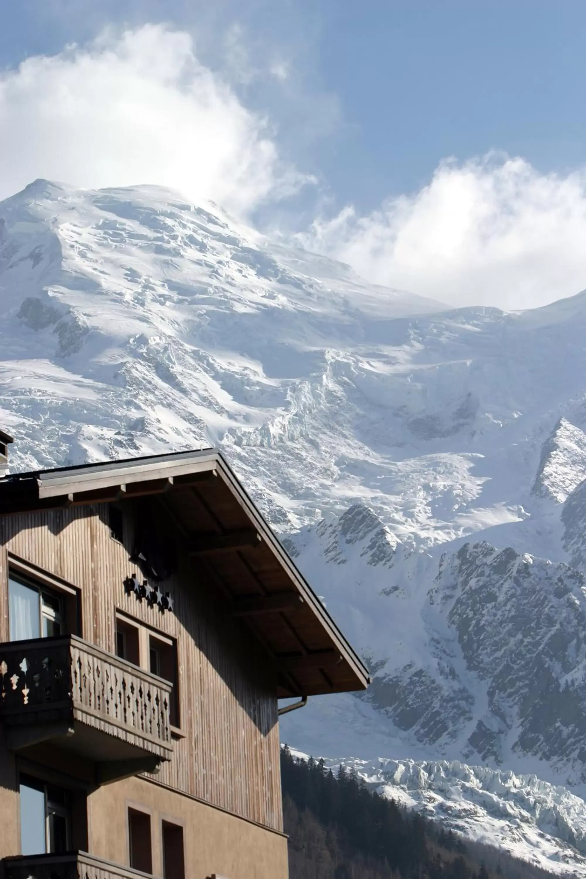 Mountain view, Winter in Le Hameau Albert 1er