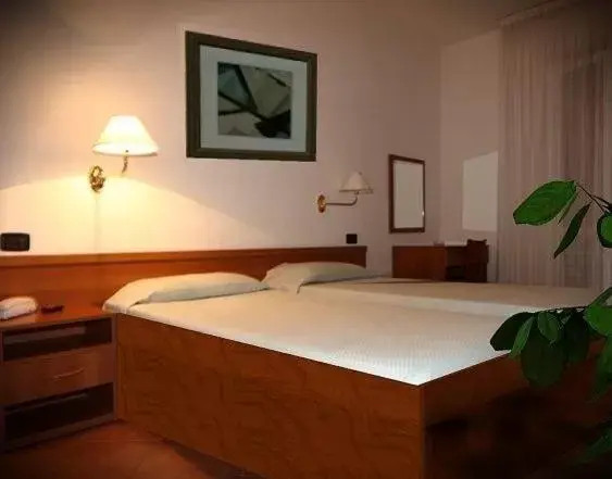 Photo of the whole room, Bed in Hotel Ristorante La Bettola