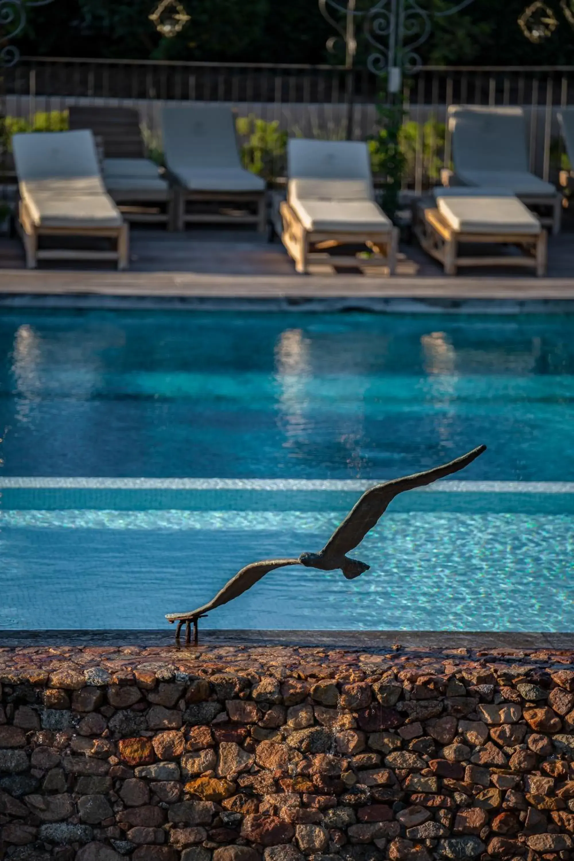 Decorative detail, Swimming Pool in Hôtel Le Roi Théodore & Spa