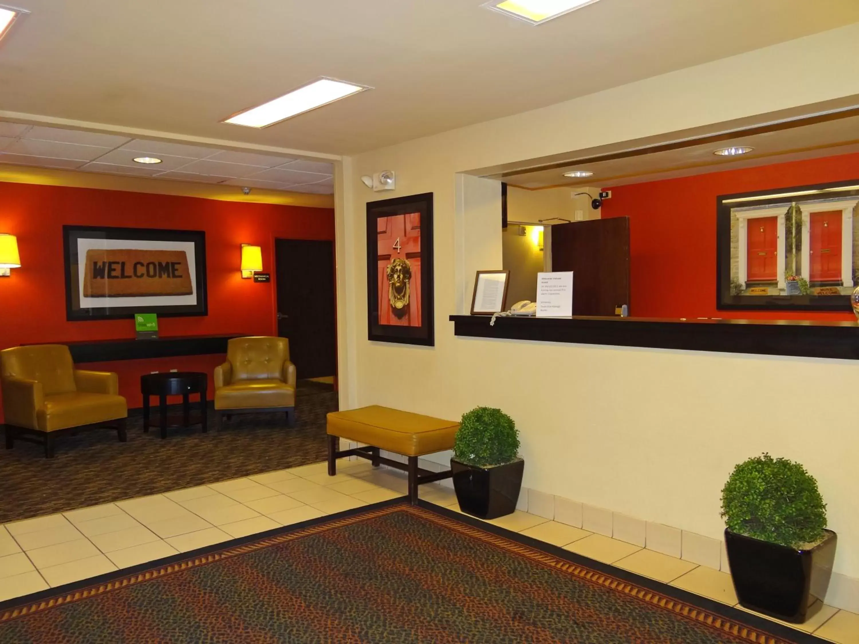 Lobby or reception, Lobby/Reception in Extended Stay America Suites - Raleigh - Midtown