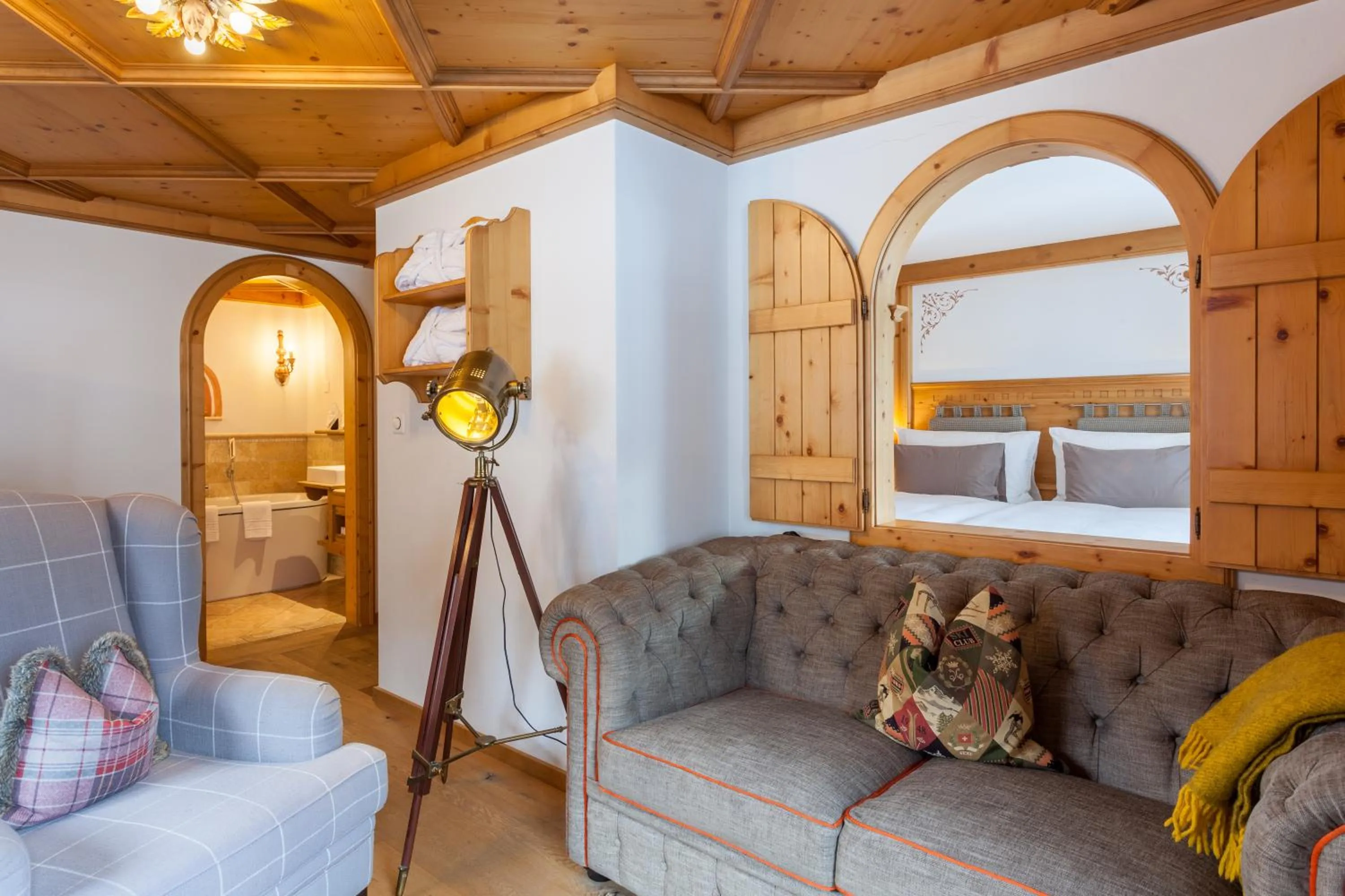 Living room in Hotel Berghof