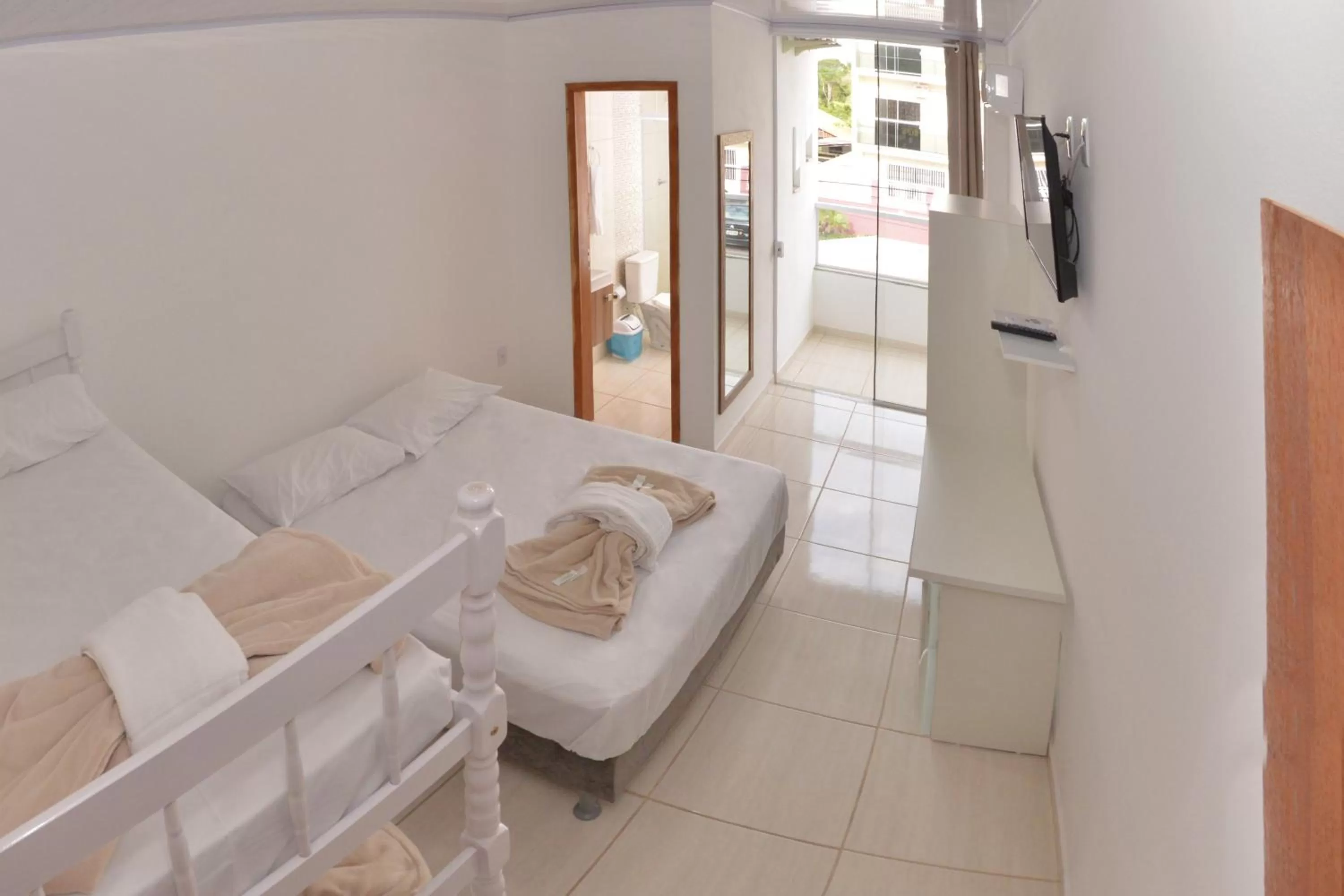 Bed in Pousada Caminho Dos Sonhos