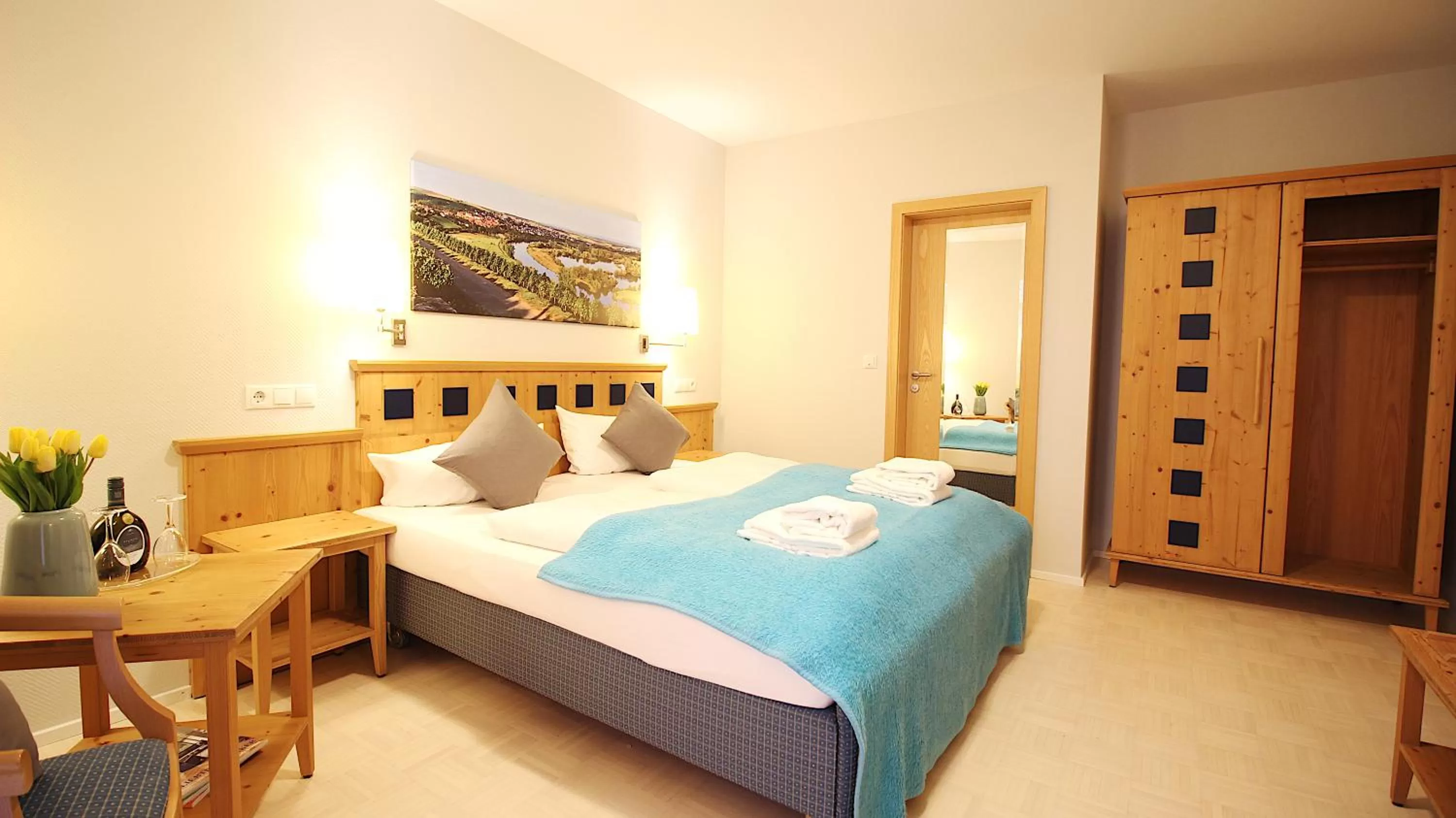 Bed in Aparthotel Alte Schmiede Dettelbach