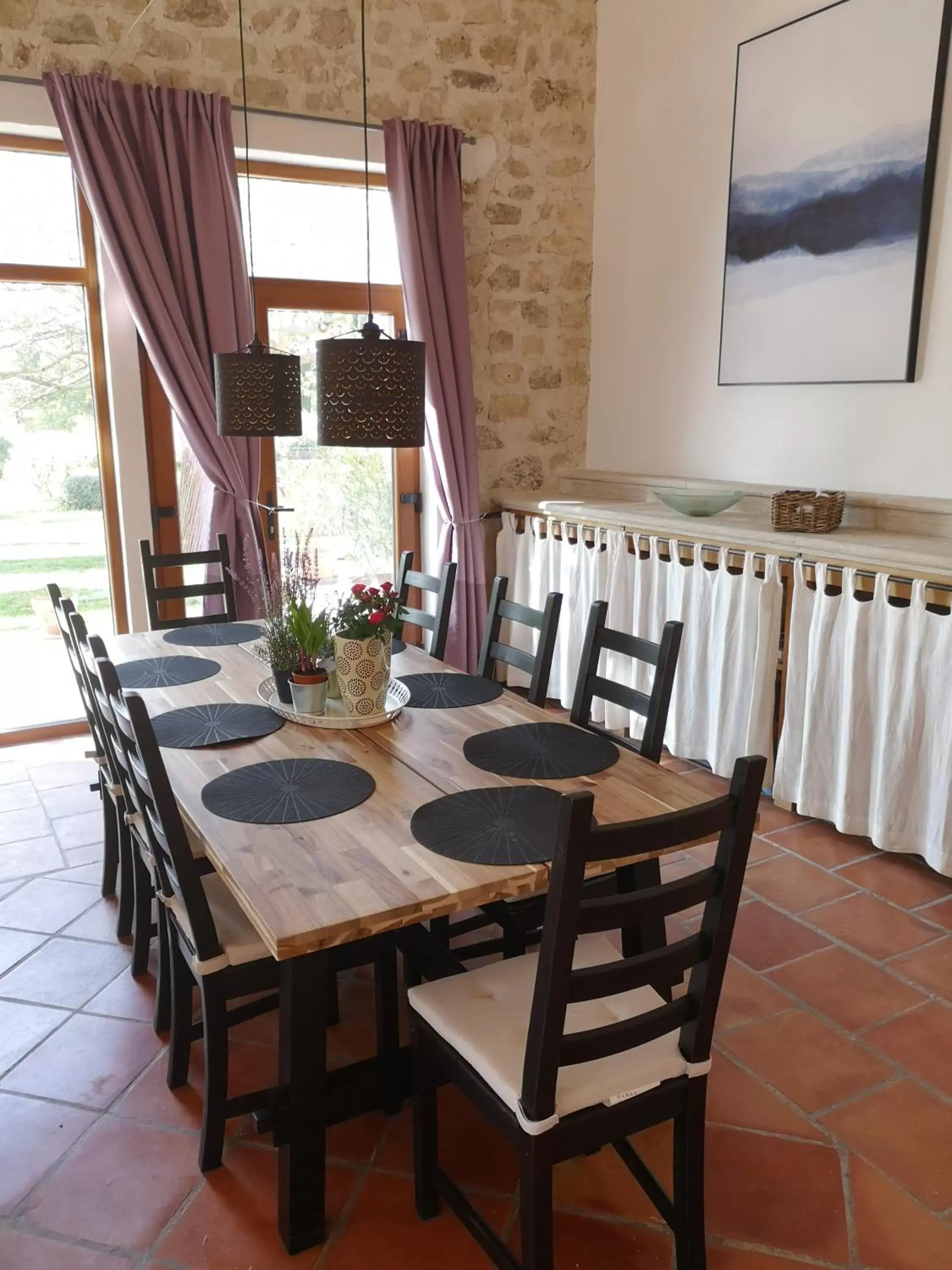 Dining Area in La Bastide du Limon