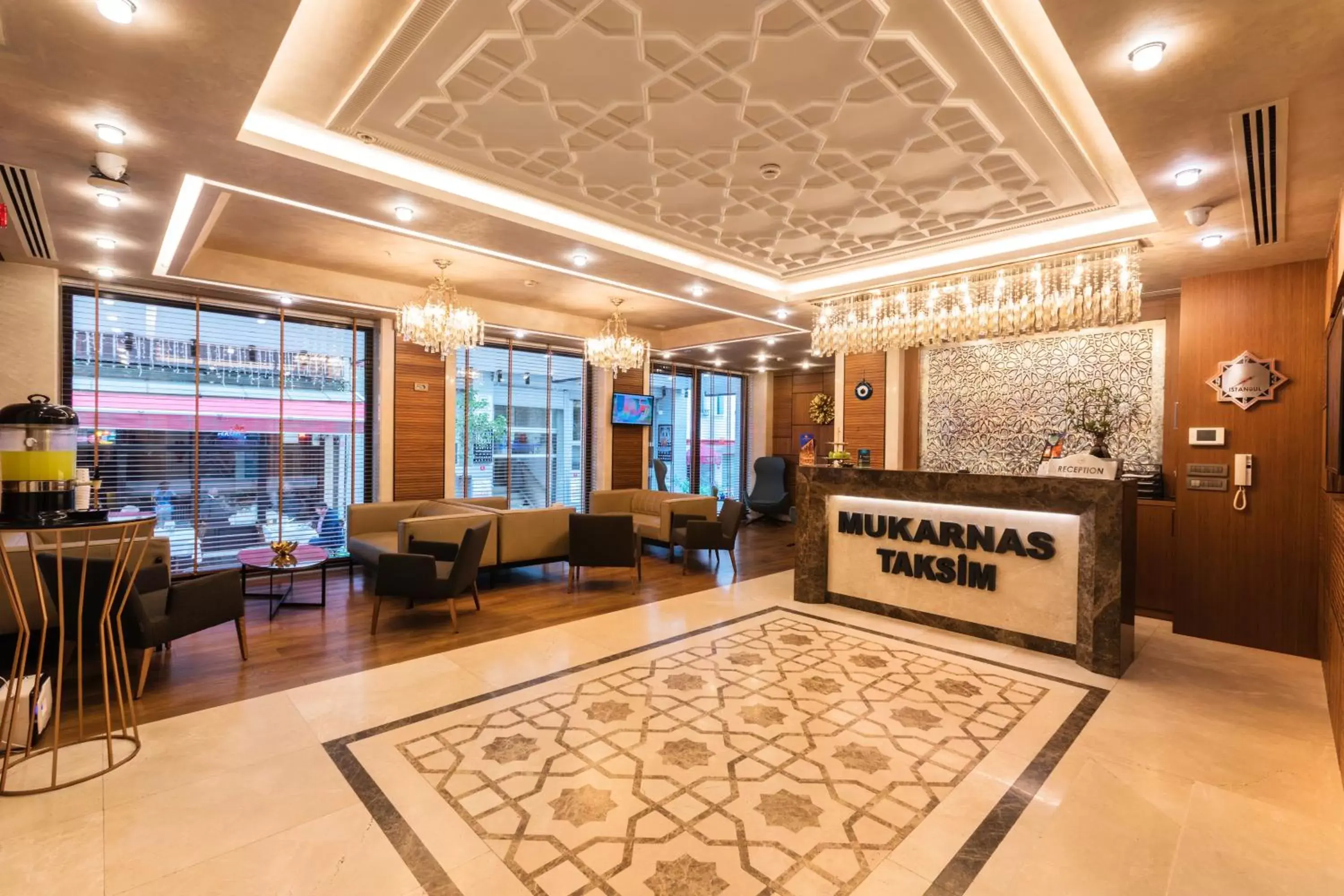Lobby or reception, Lobby/Reception in Mukarnas Taksim Hotel