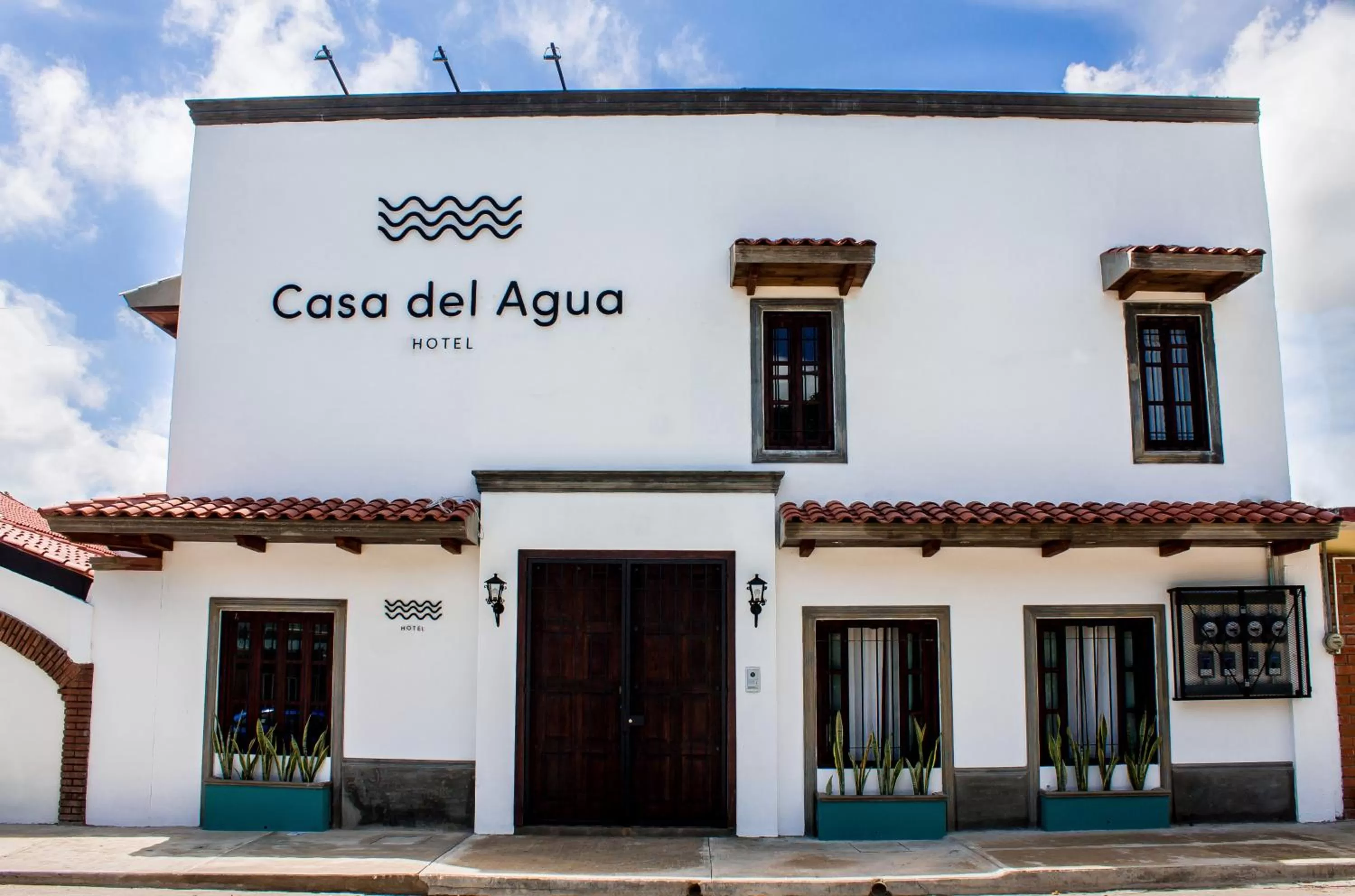 Facade/entrance in Hotel Casa del Agua