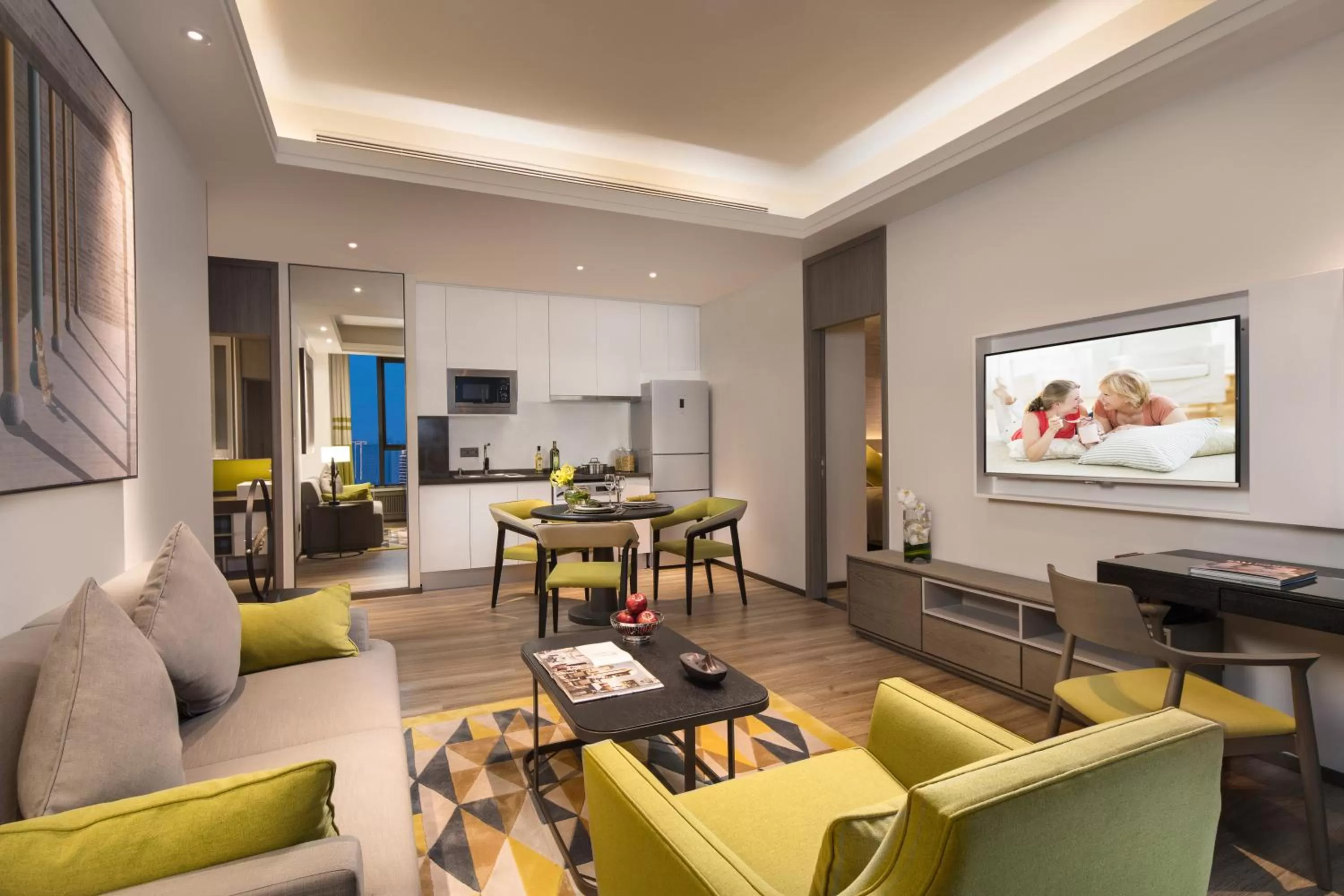 Living room in Citadines Gaoxin Xi'an