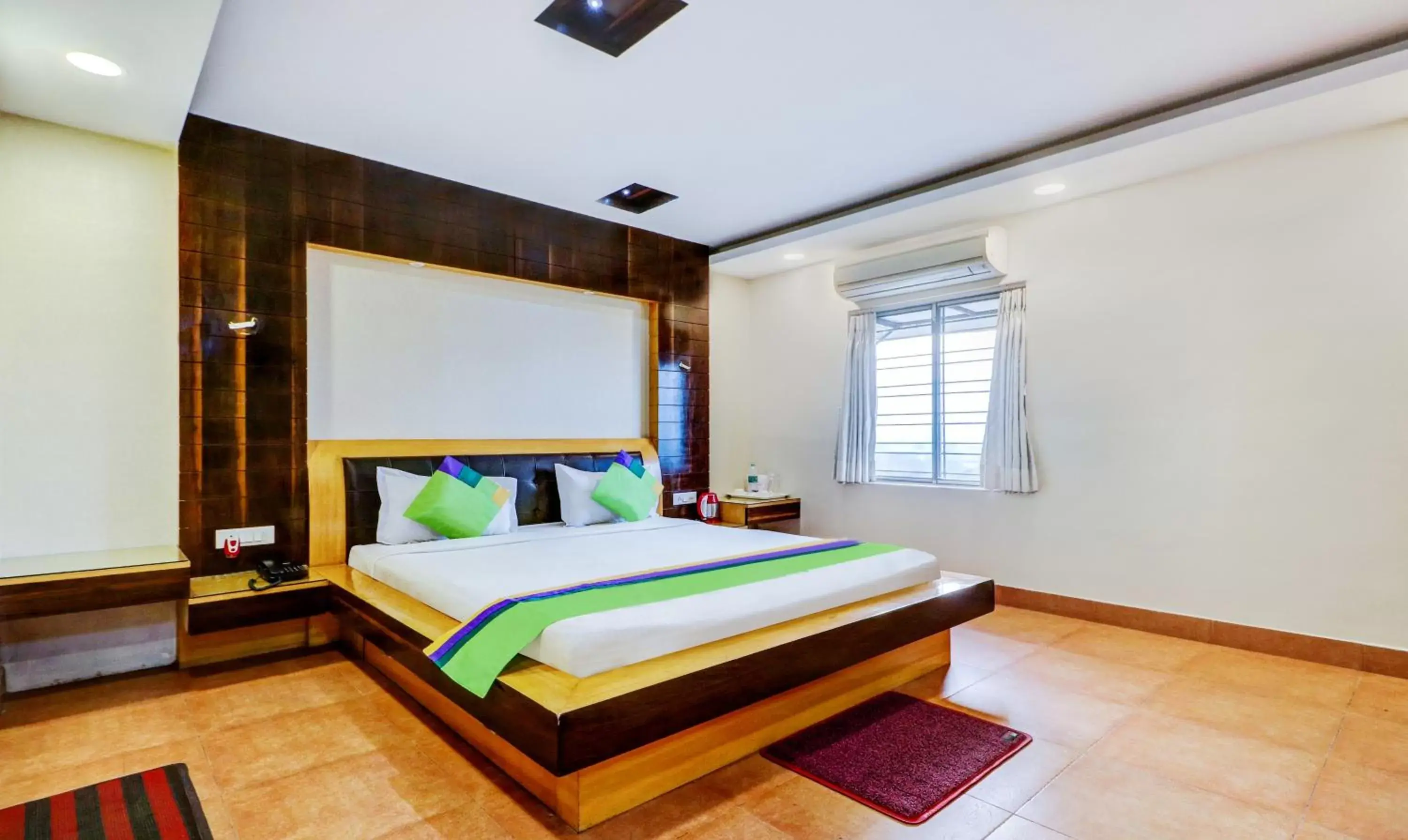 Bedroom, Bed in Treebo Sreema - 2 km From Salt Lake Sector V Bedroom, Bed in Treebo Sreema - 2 km From Salt Lake Sector V