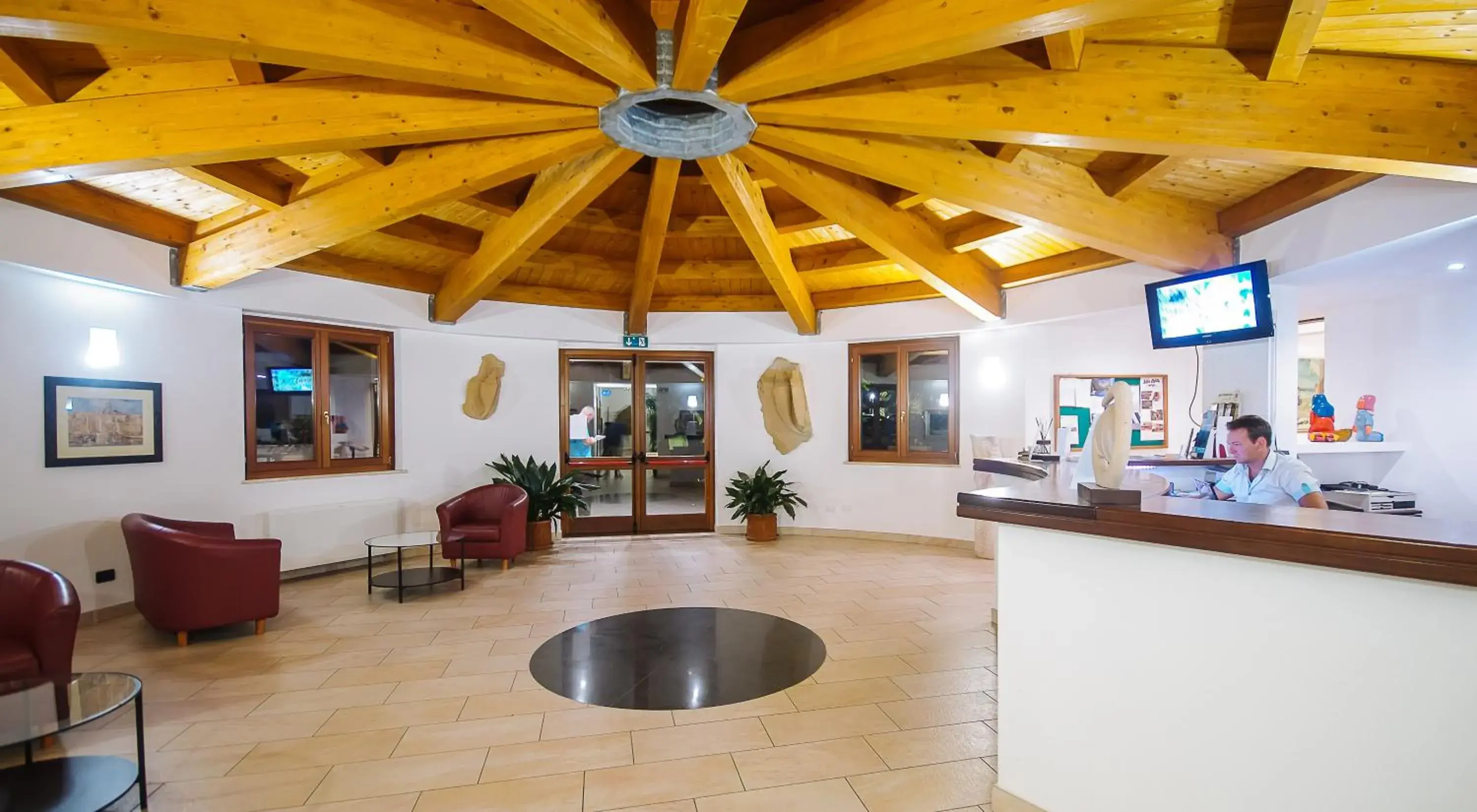 Lobby or reception in Hotel Il Querceto