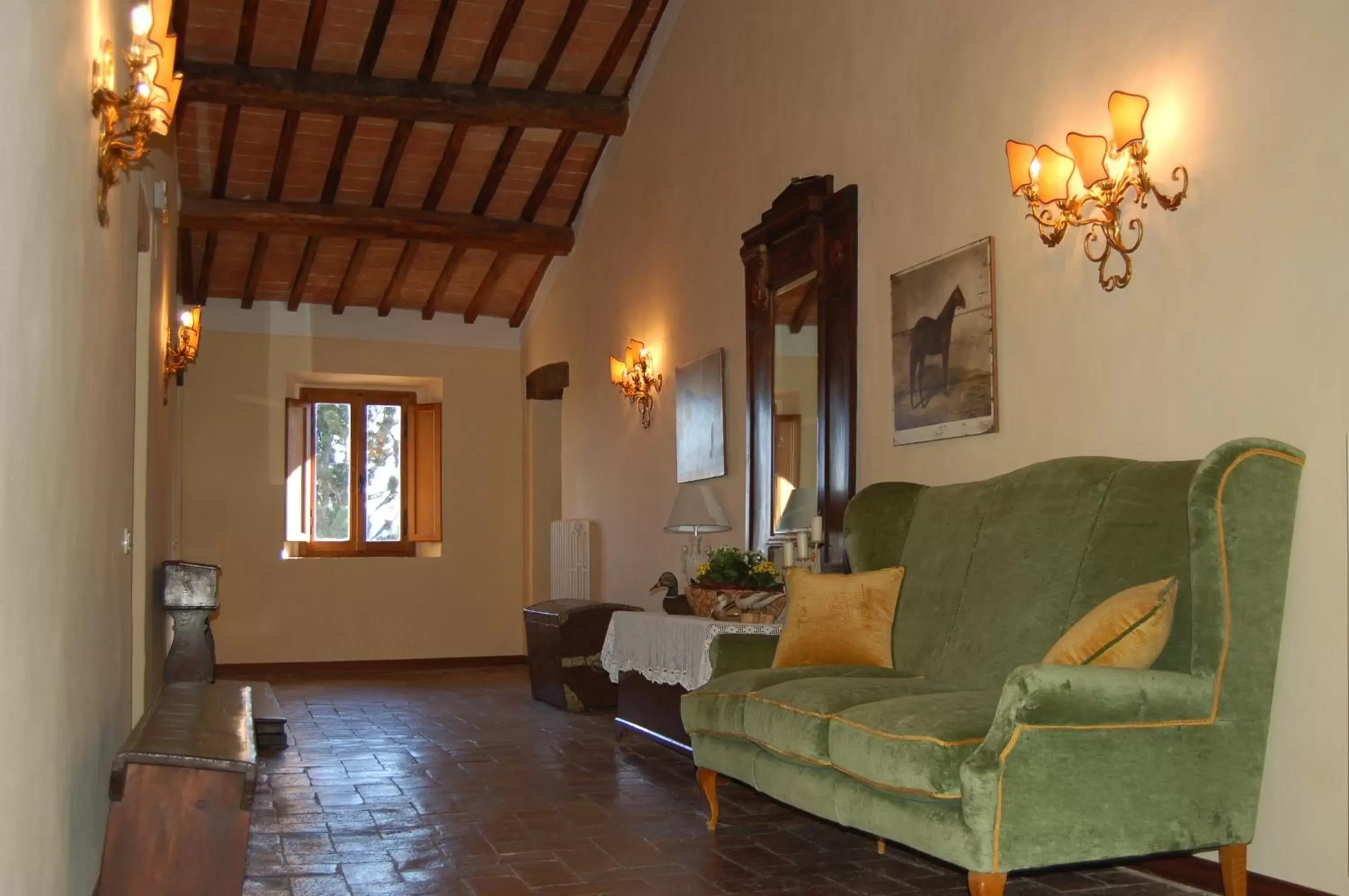 Decorative detail, Seating Area in Hotel Belvedere Di San Leonino