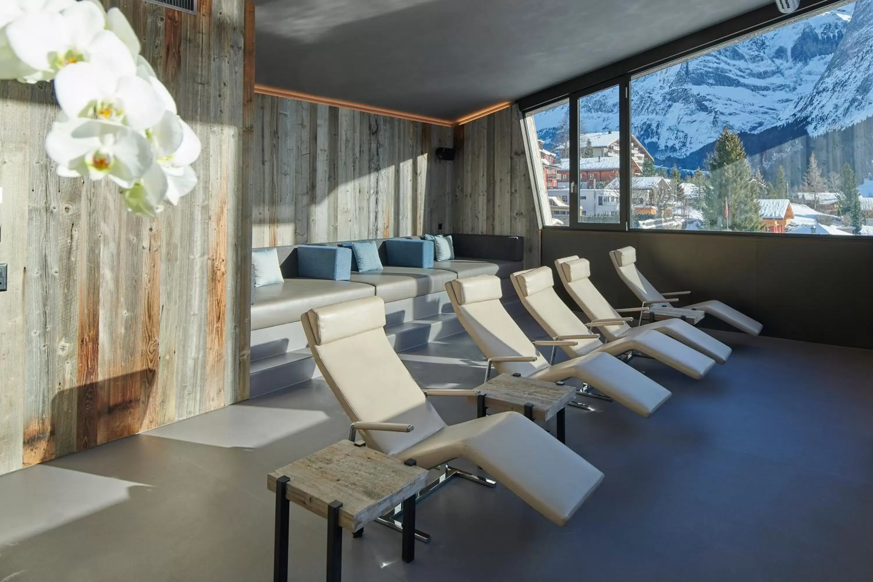 Spa and wellness centre/facilities in Hotel Spinne Grindelwald