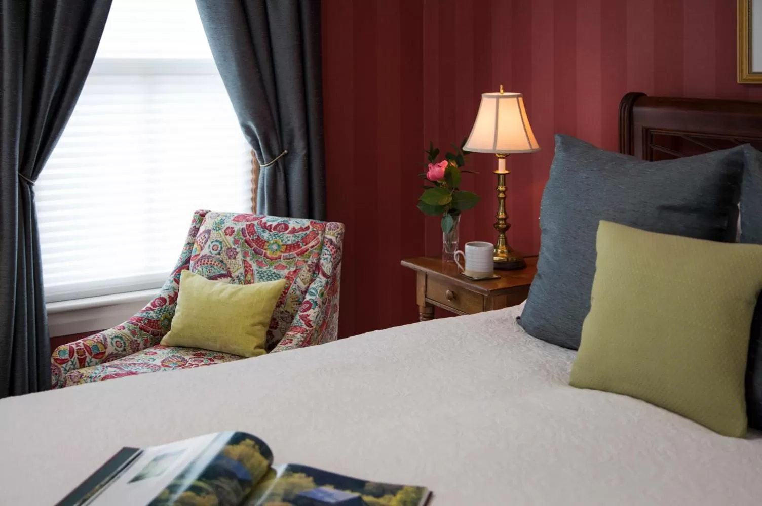 Bed in Jackson House Inn