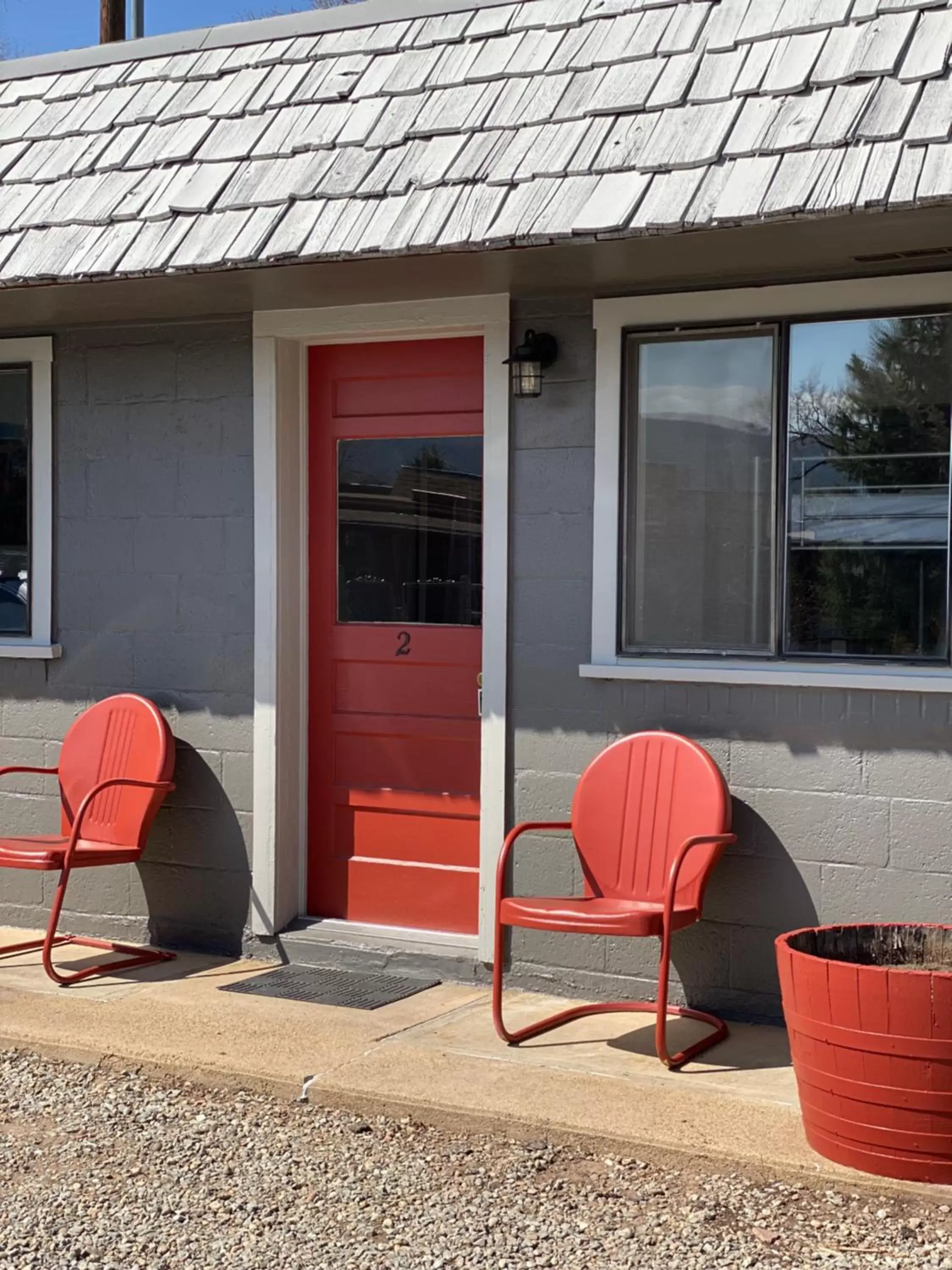 Facade/entrance in A-Lodge Lyons Facade/entrance in A-Lodge Lyons