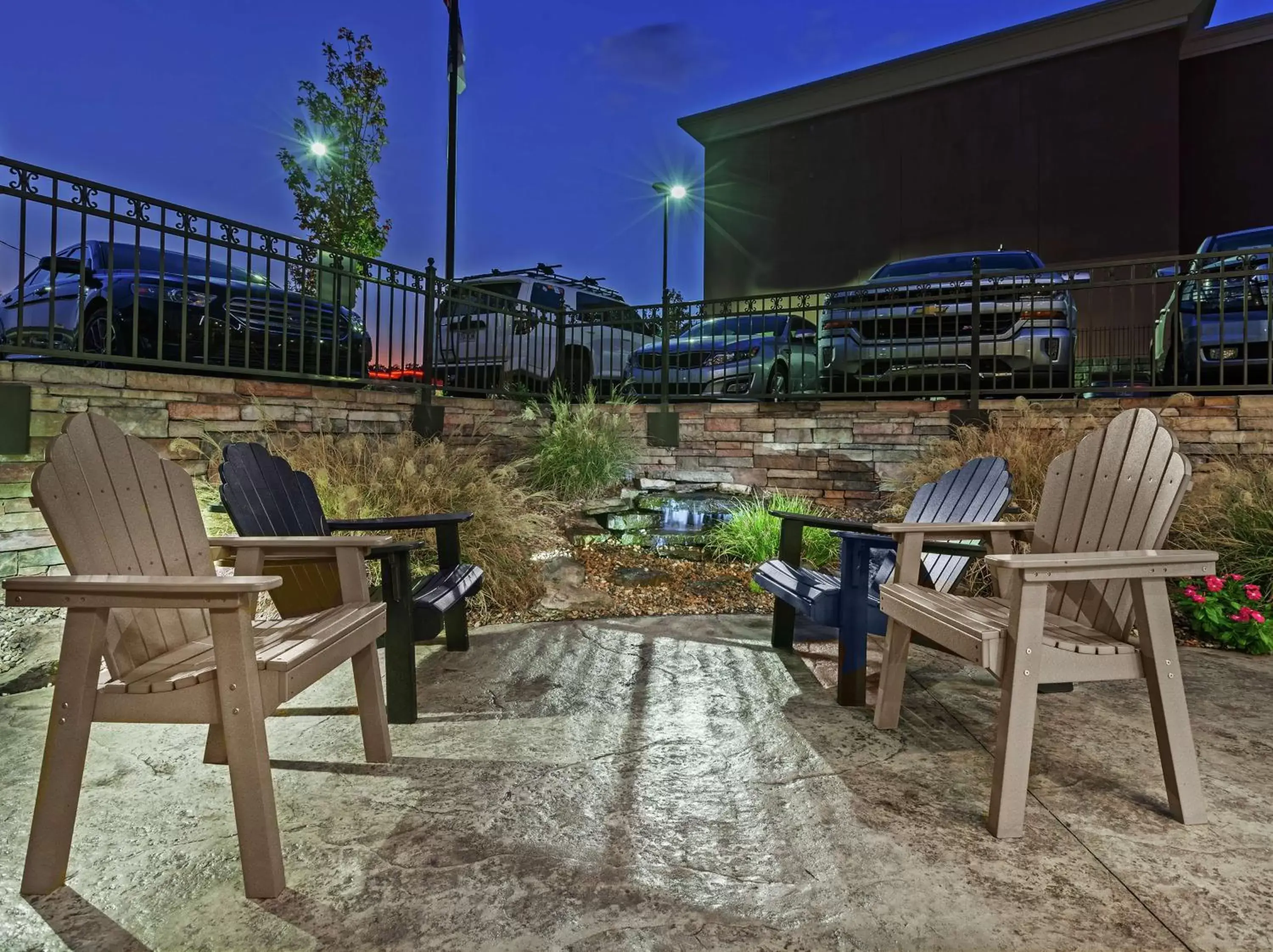 Patio in Hampton Inn North Little Rock McCain Mall, AR