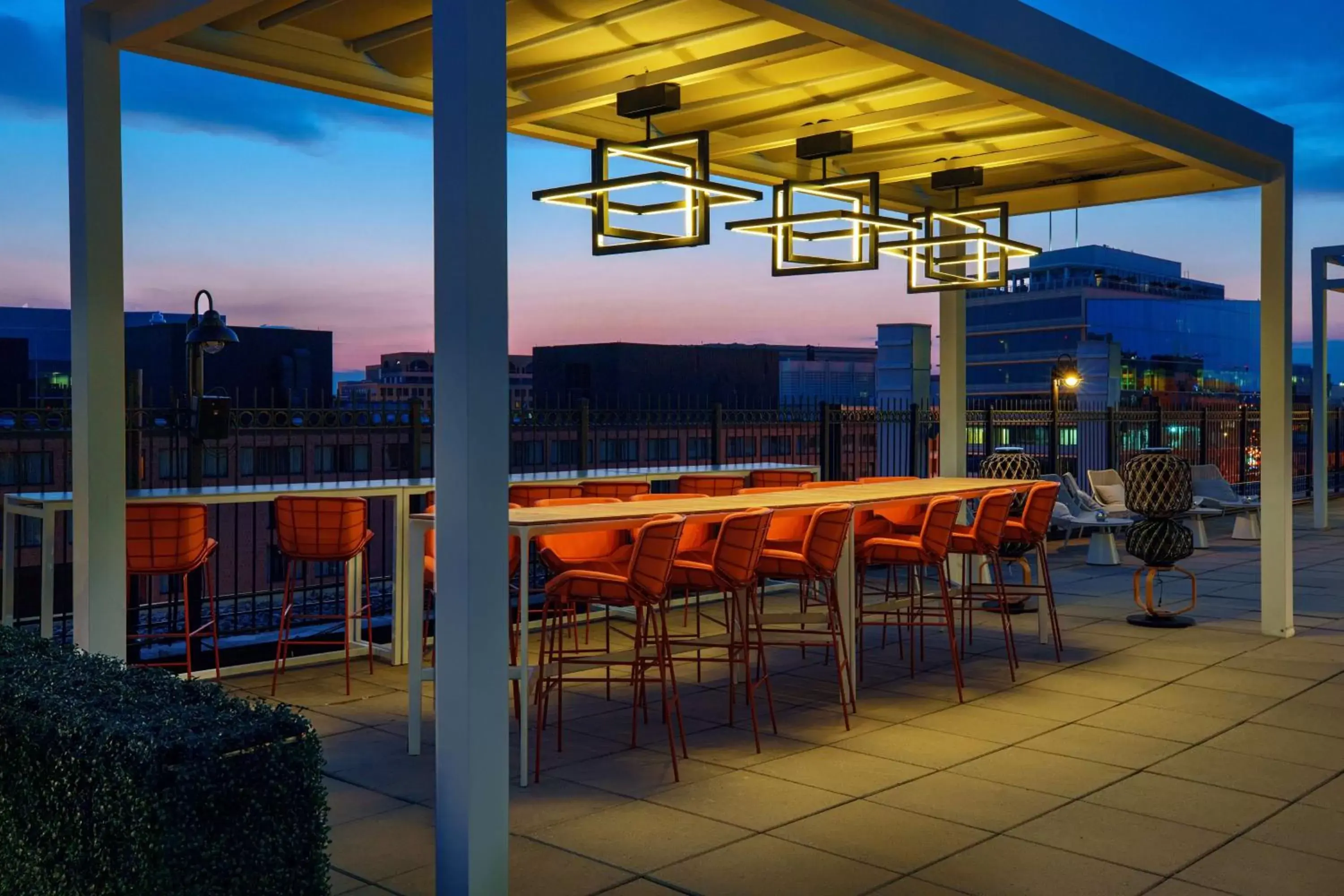 Patio in YOTEL Washington DC