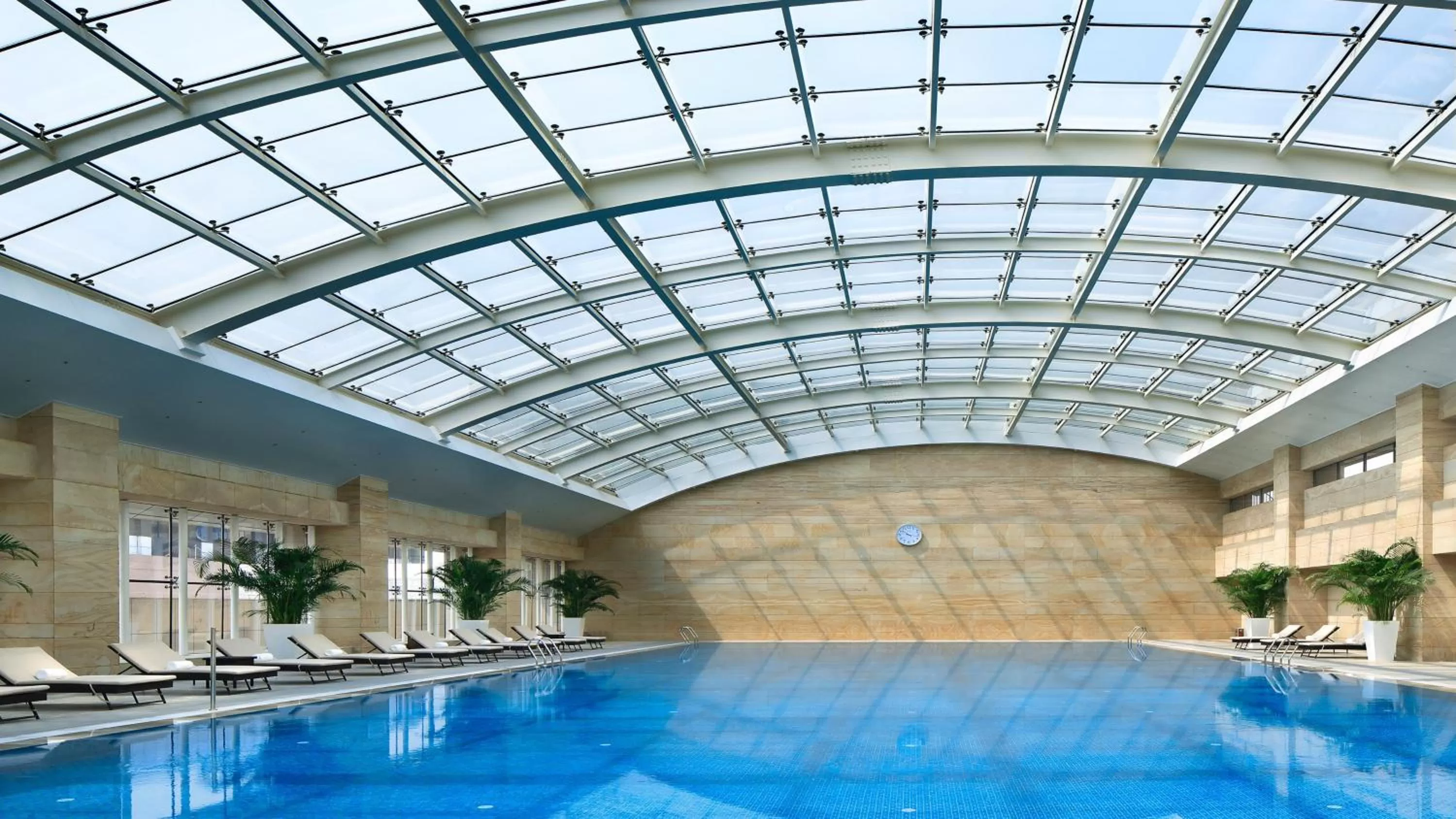 Swimming pool in Crowne Plaza Beijing Lido by IHG