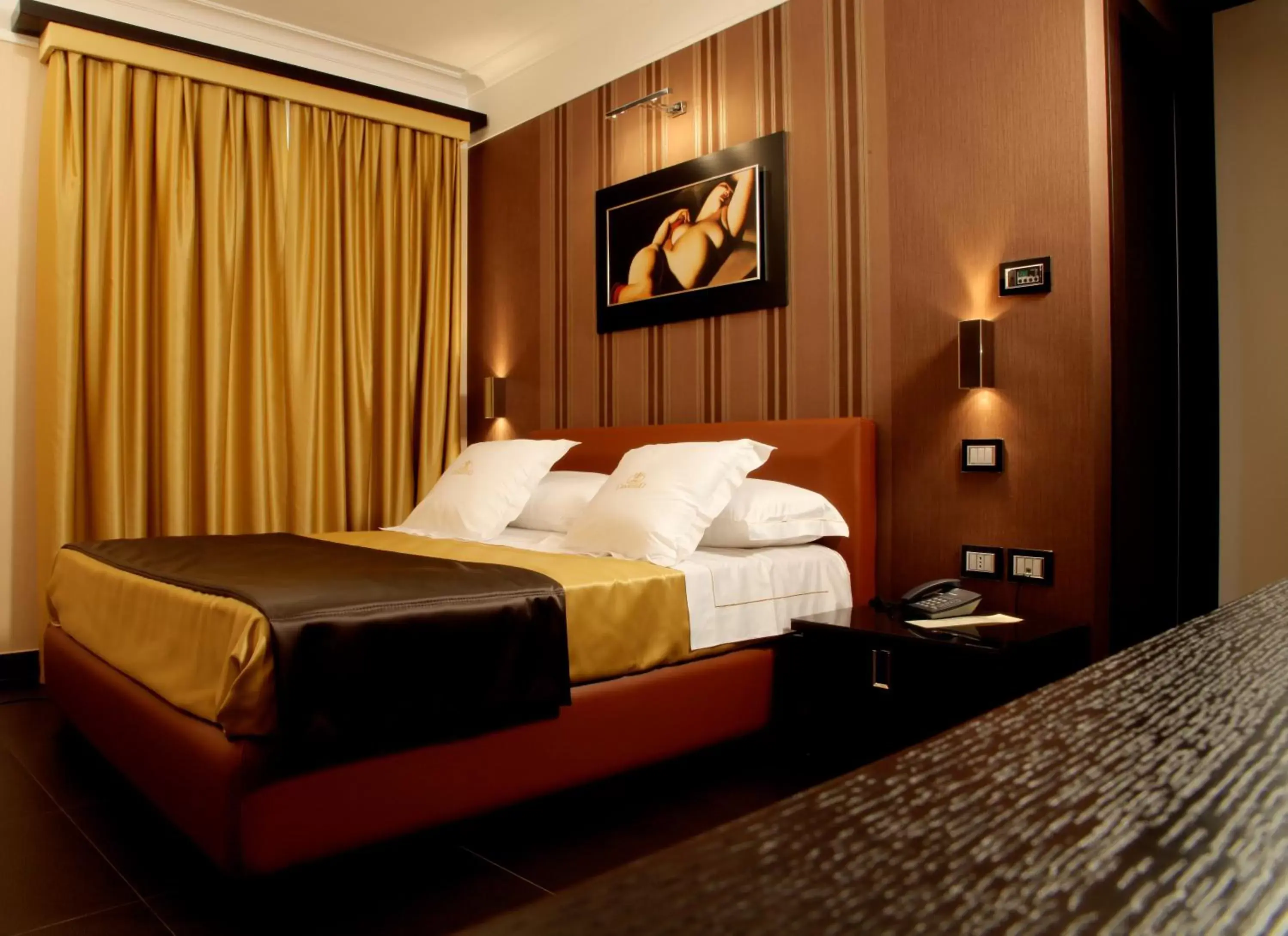 Bed in Hotel Cenacolo