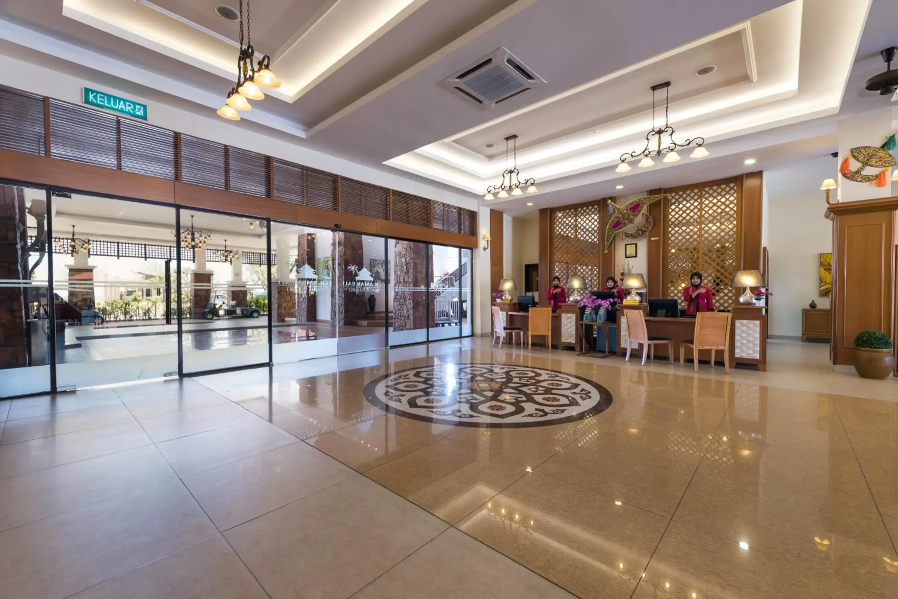 Lobby or reception, Lounge/Bar in Tok Aman Bali Beach Resort @ Beachfront