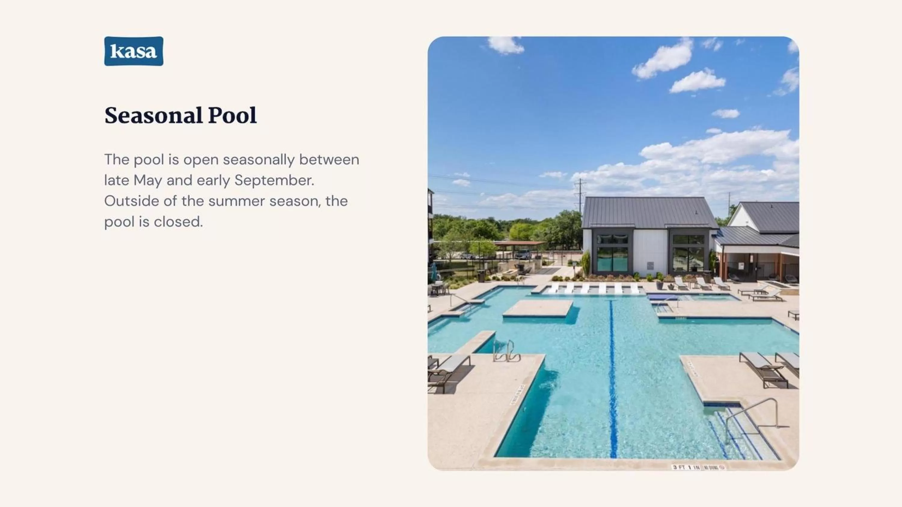 Logo/Certificate/Sign, Pool View in Kasa Legacy Town Center Plano