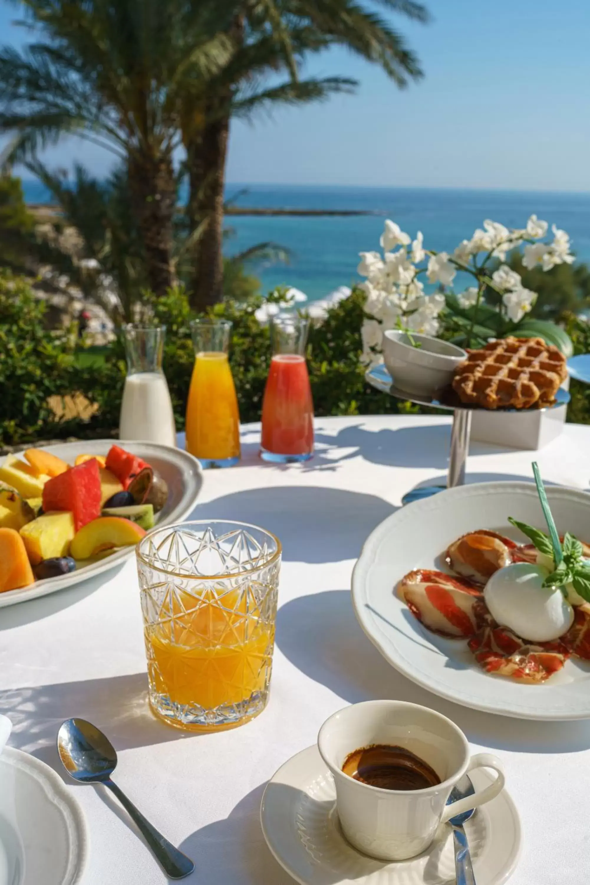 Breakfast in Grotta Palazzese Beach Hotel